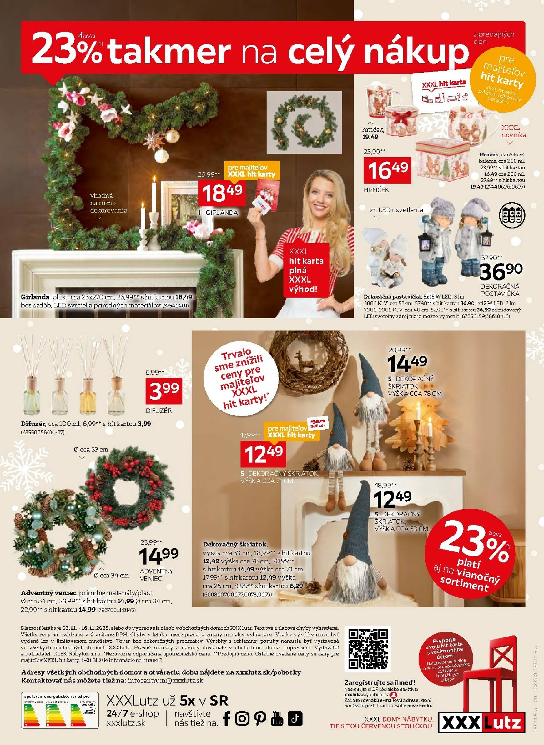 Page 20 of Aktuálny xxxlutz leták platný od pondelka 03.11 do 15.11