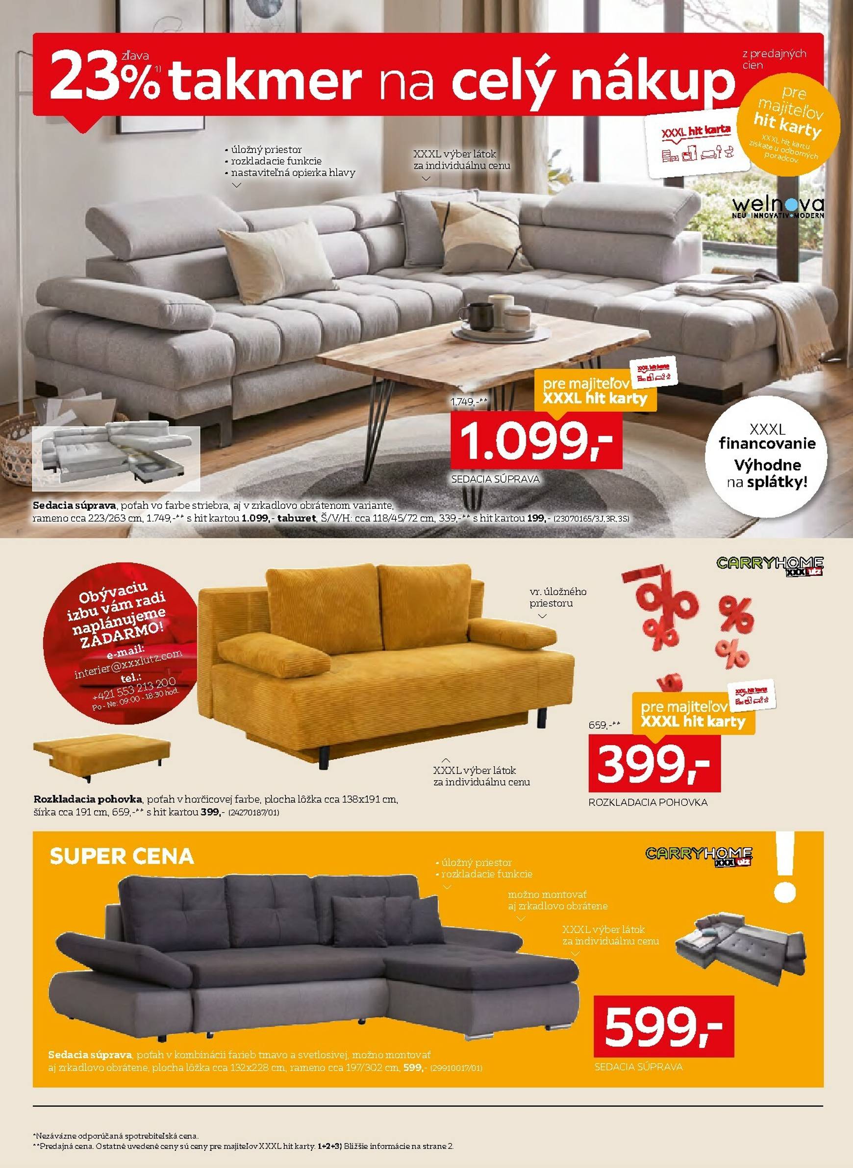 Page 4 of Aktuálny xxxlutz leták platný od pondelka 03.11 do 15.11