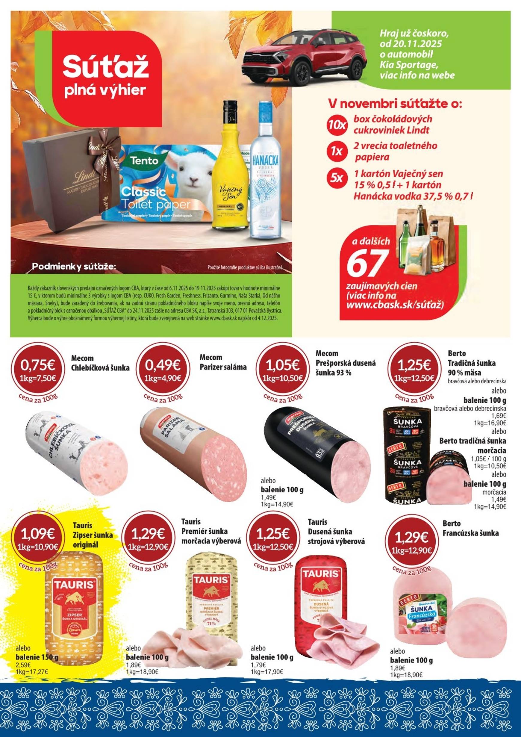 Page 2 of Aktuálny sintra leták platný od štvrtka 06.11 do 19.11