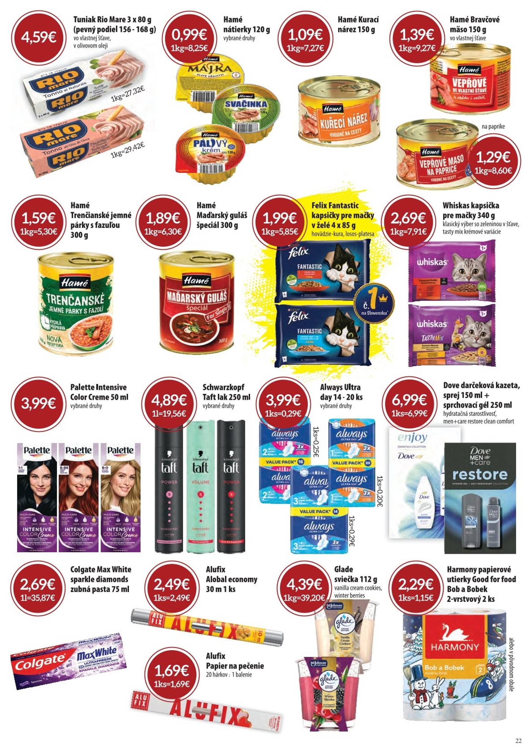 Page 22 of Aktuálny sintra leták platný od štvrtka 06.11 do 19.11