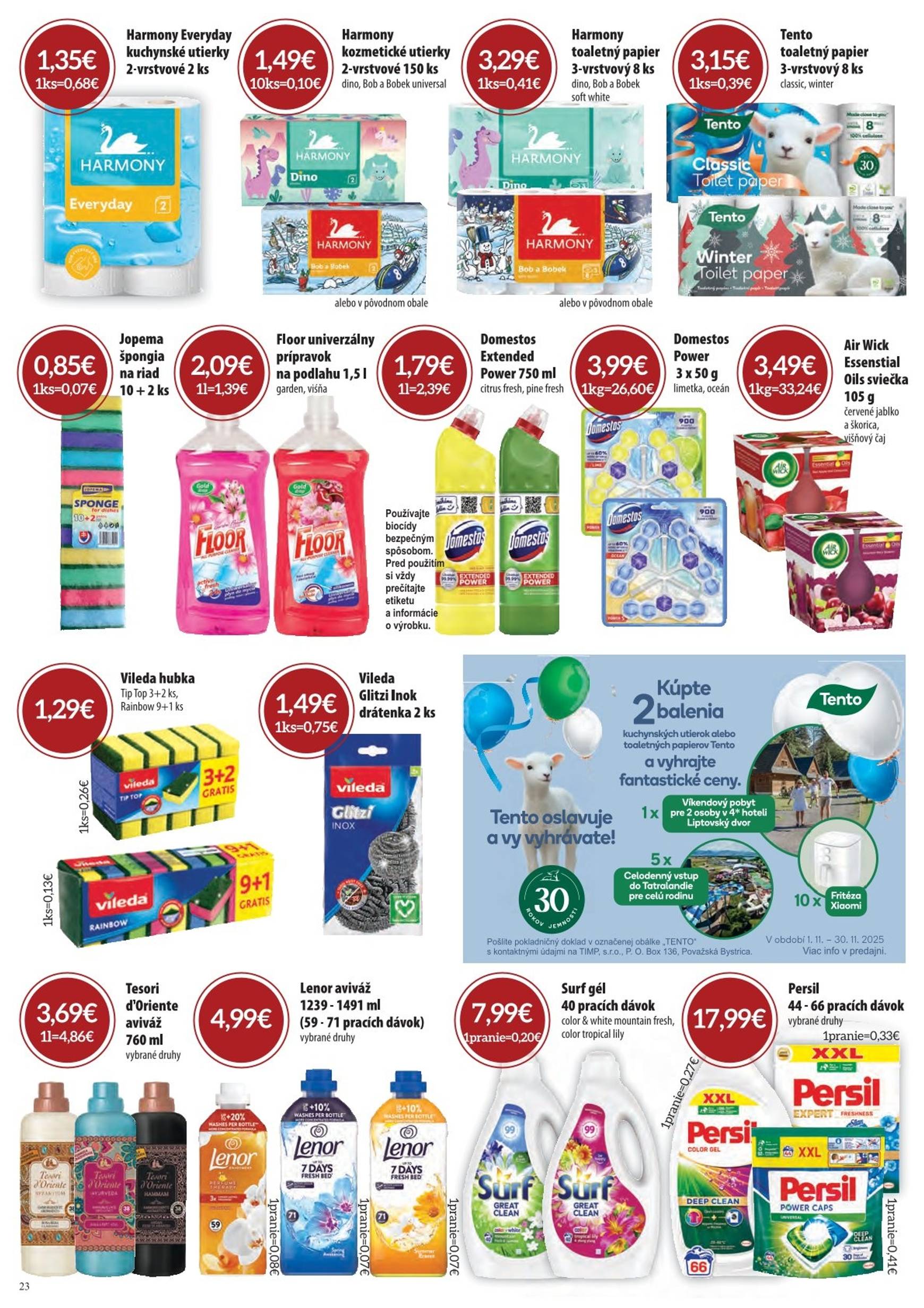 Page 23 of Aktuálny sintra leták platný od štvrtka 06.11 do 19.11