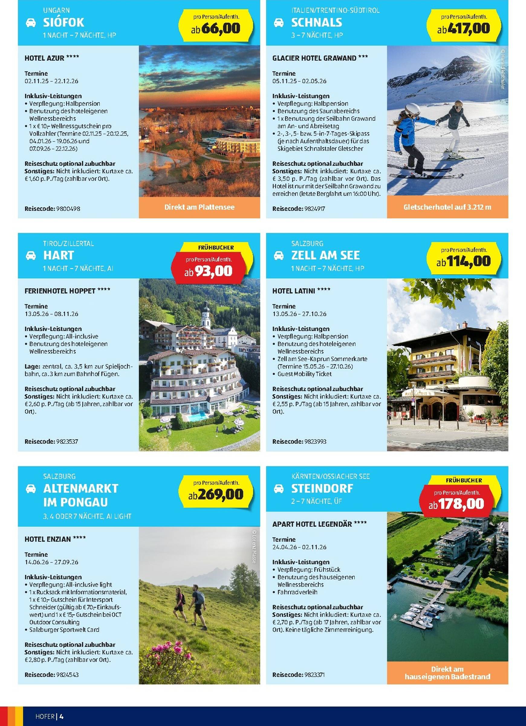 Page 4 of Aktuálny hofer-rakusko leták platný od stredy 29.10 do 02.12