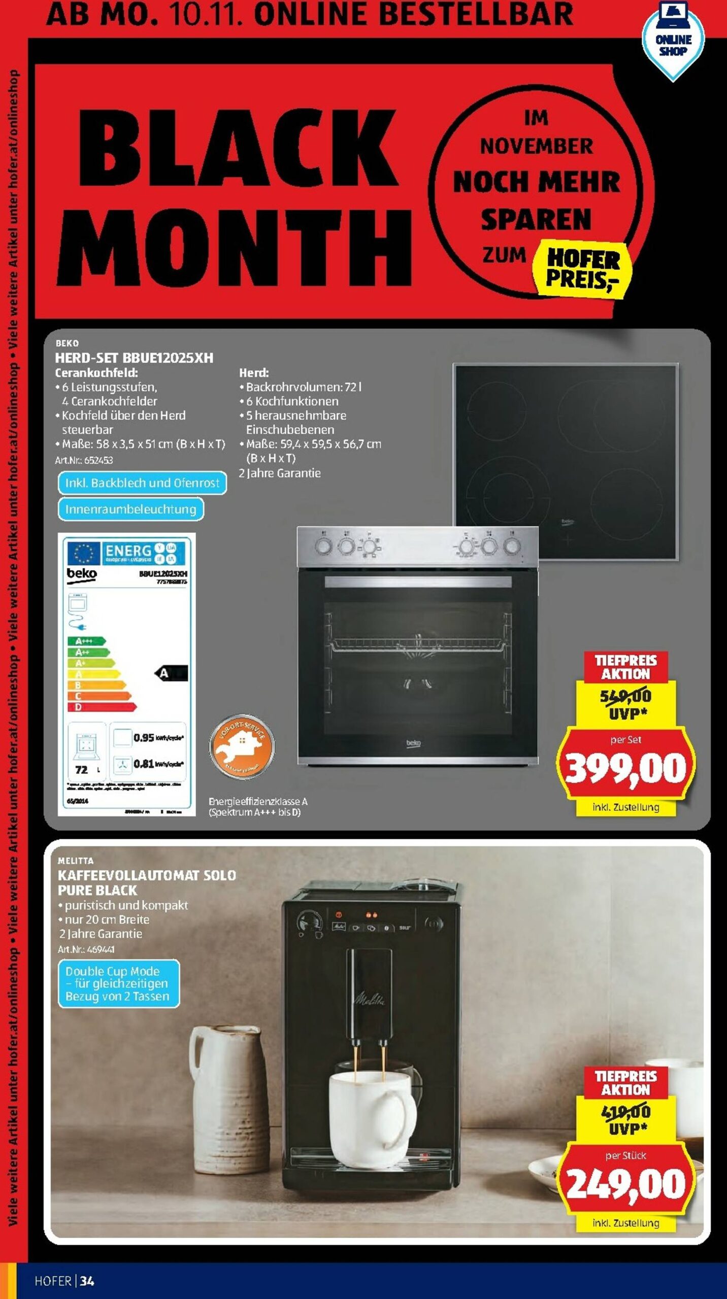 Page 40 of Aktuálny hofer-rakusko leták platný od piatka 07.11 do 13.11