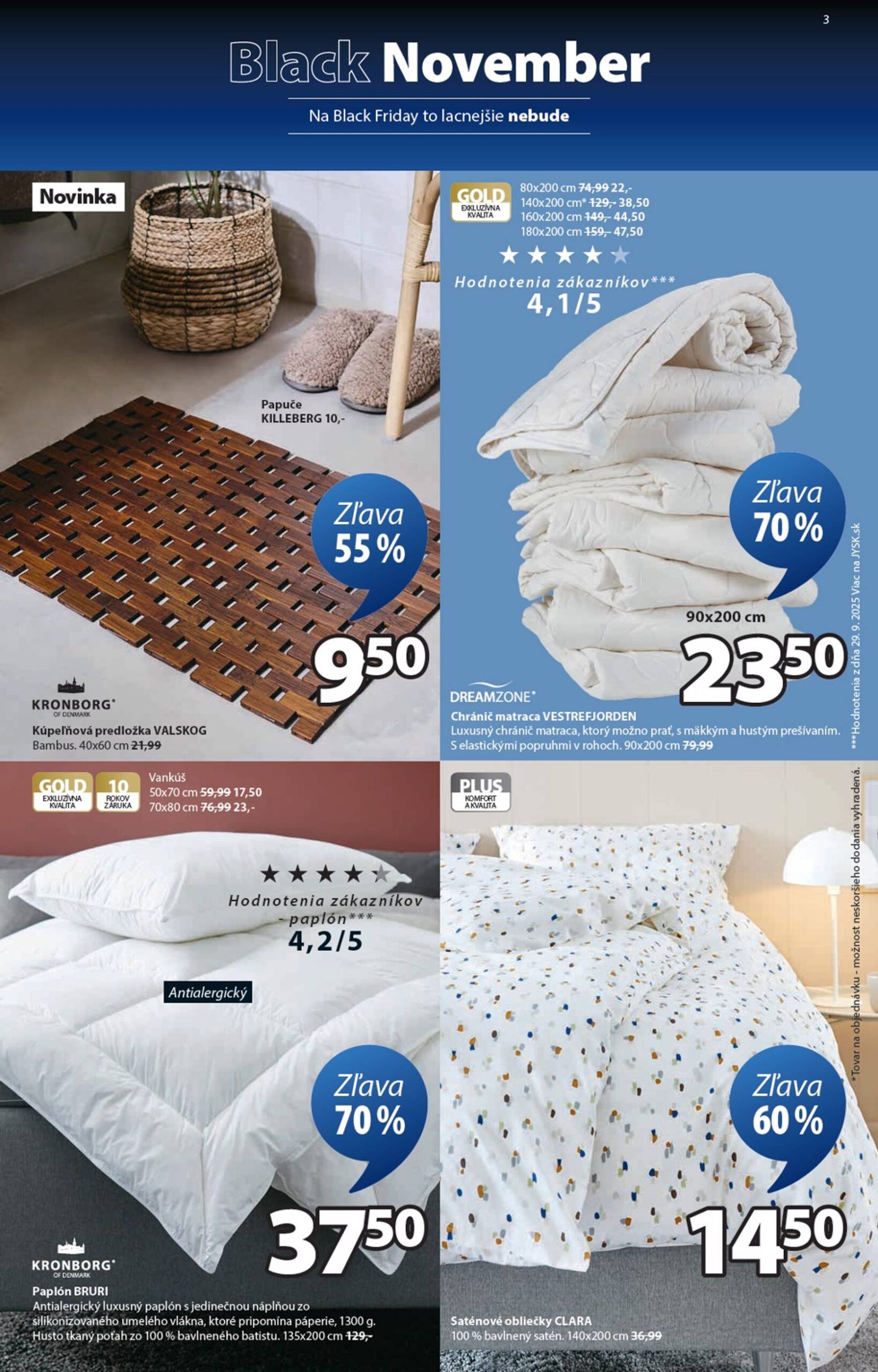 Page 3 of Aktuálny jysk leták platný od pondelka 03.11 do 23.11