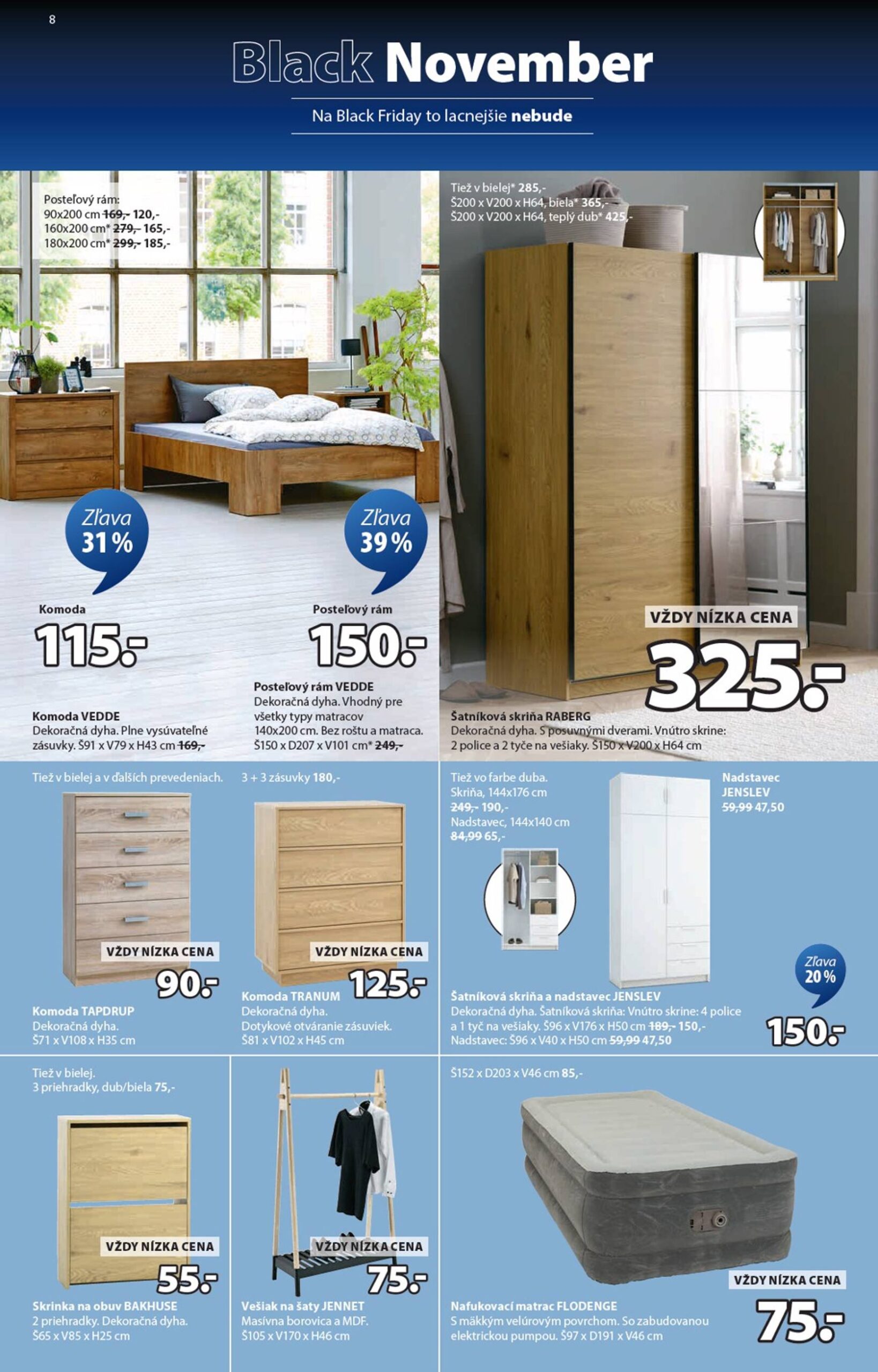 Page 8 of Aktuálny jysk leták platný od pondelka 03.11 do 23.11