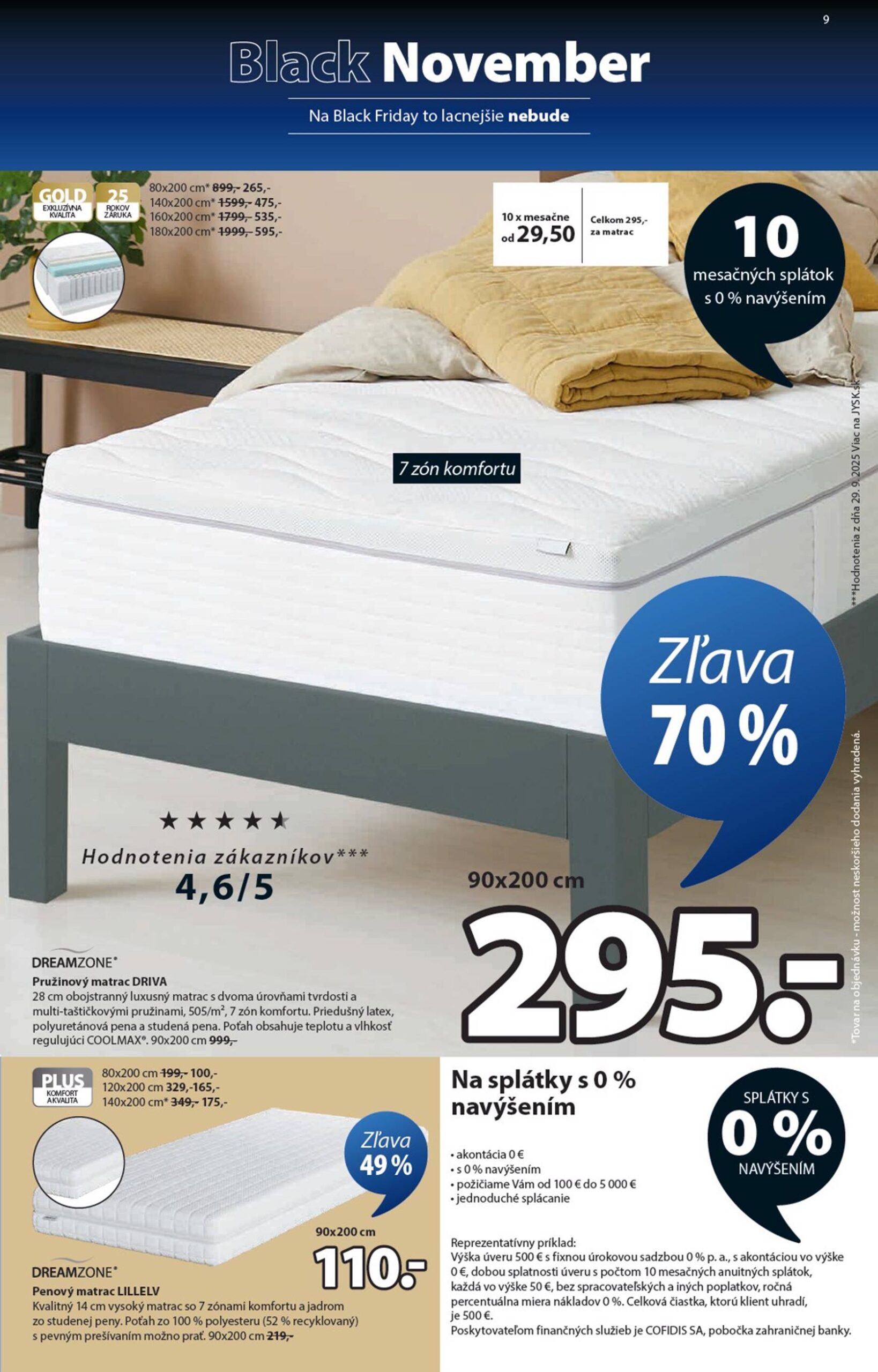 Page 9 of Aktuálny jysk leták platný od pondelka 03.11 do 23.11