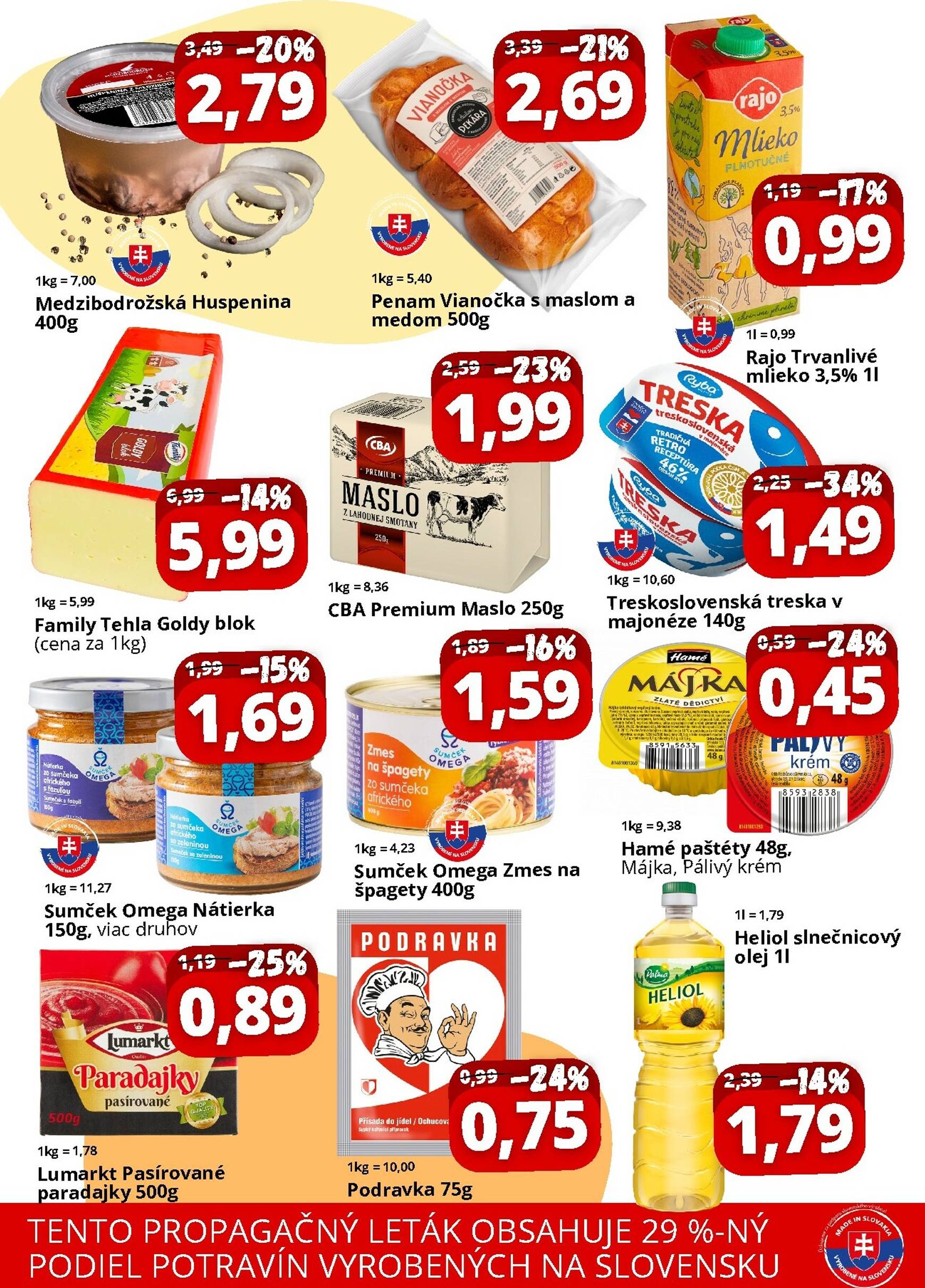 Page 2 of Aktuálny cba leták platný od piatka 31.10 do 30.11