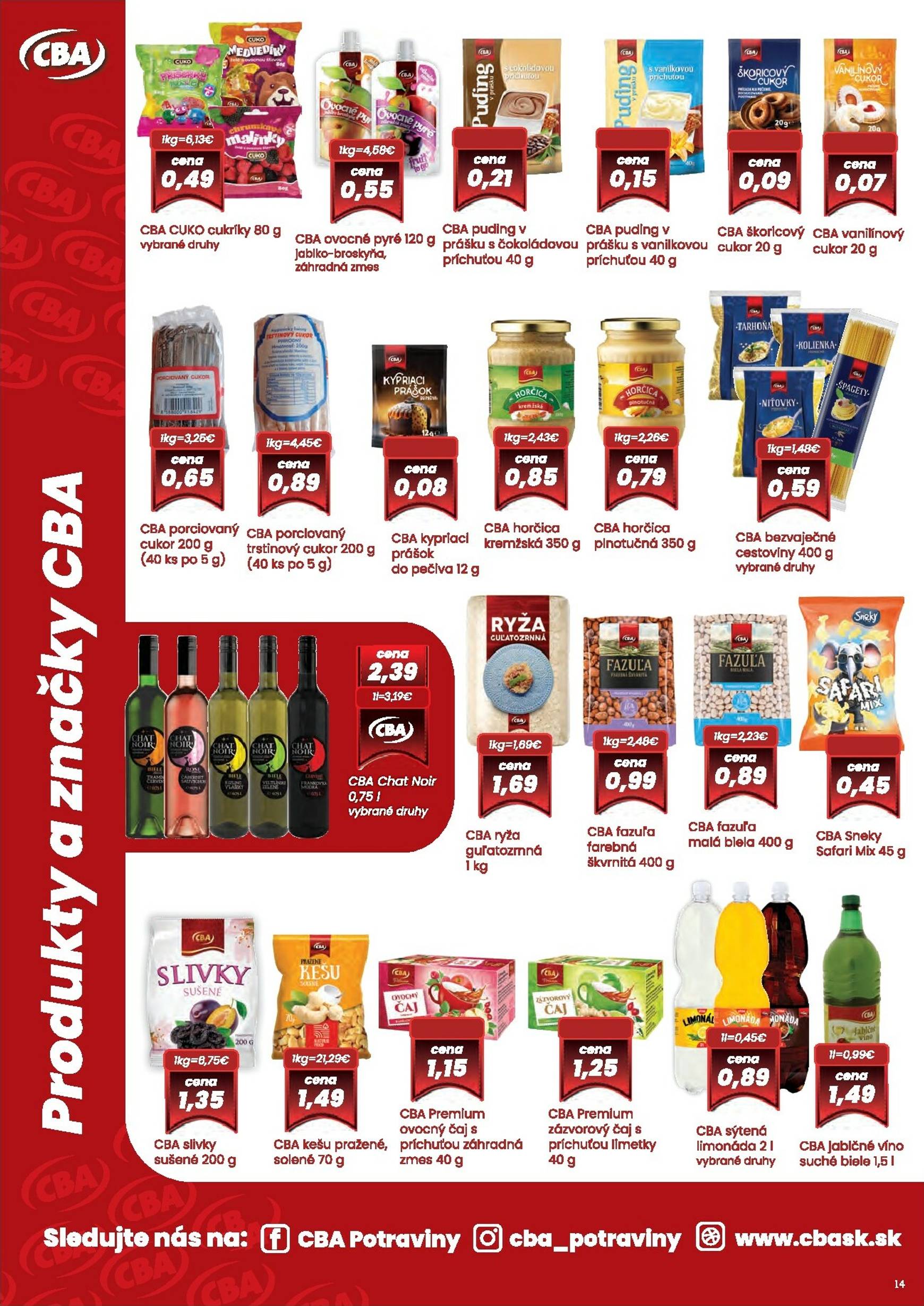 Page 14 of Aktuálny cba leták platný od štvrtka 06.11 do 19.11