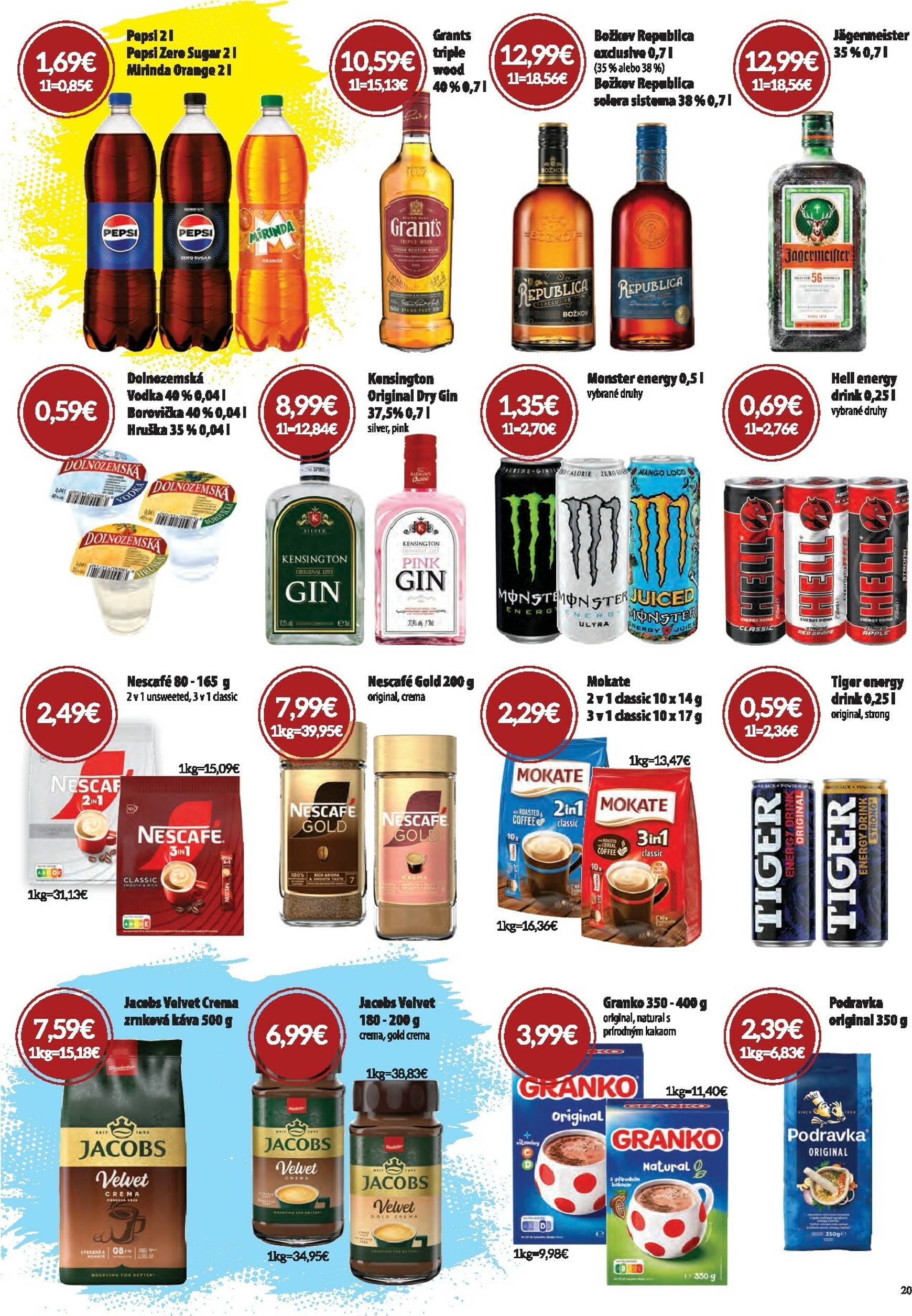 Page 20 of Aktuálny cba leták platný od štvrtka 06.11 do 19.11