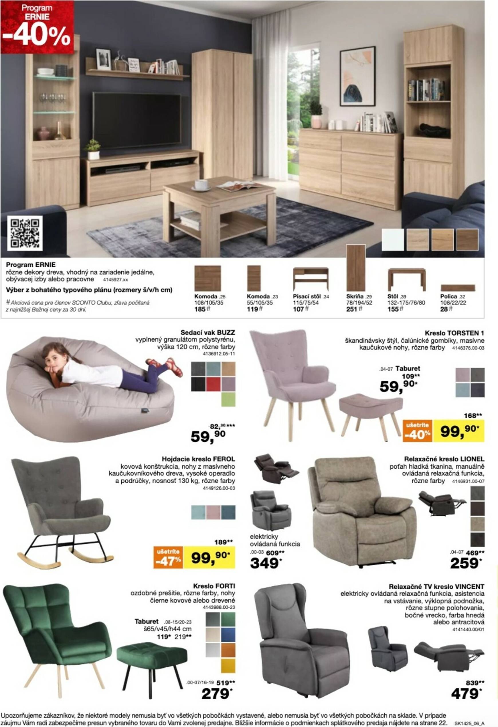 Page 6 of Aktuálny sconto-nabytok leták platný od stredy 05.11 do 25.11