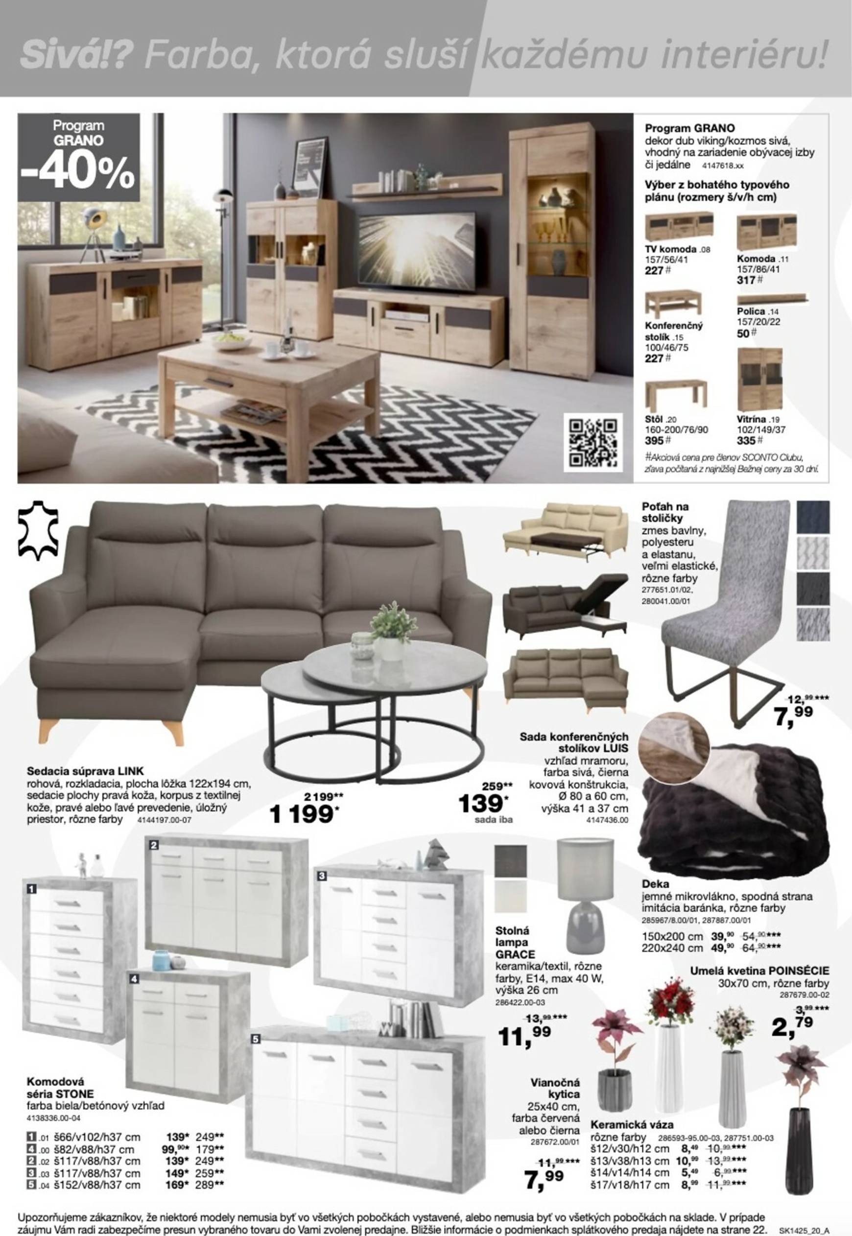 Page 20 of Aktuálny sconto-nabytok leták platný od stredy 05.11 do 25.11