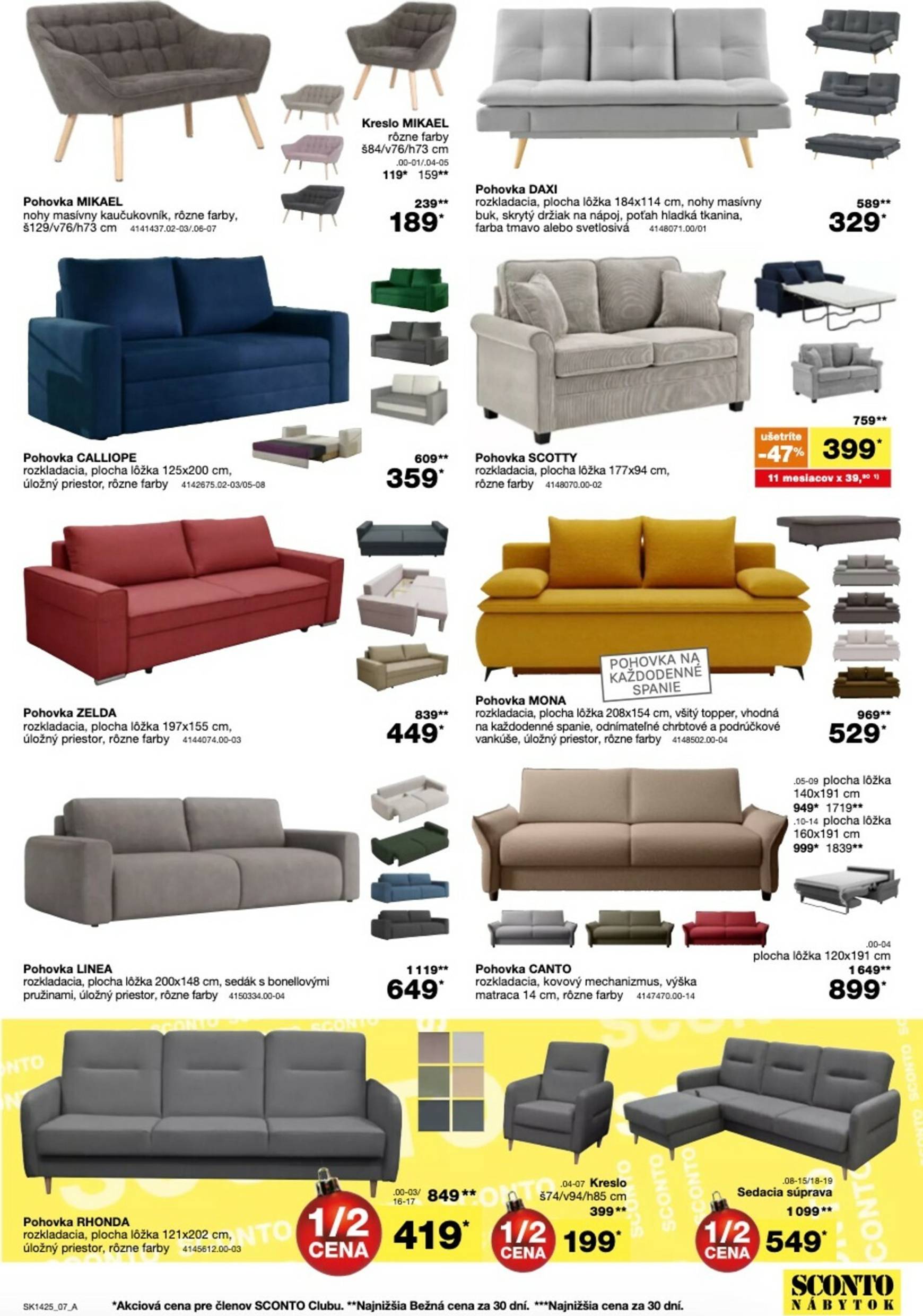 Page 7 of Aktuálny sconto-nabytok leták platný od stredy 05.11 do 25.11
