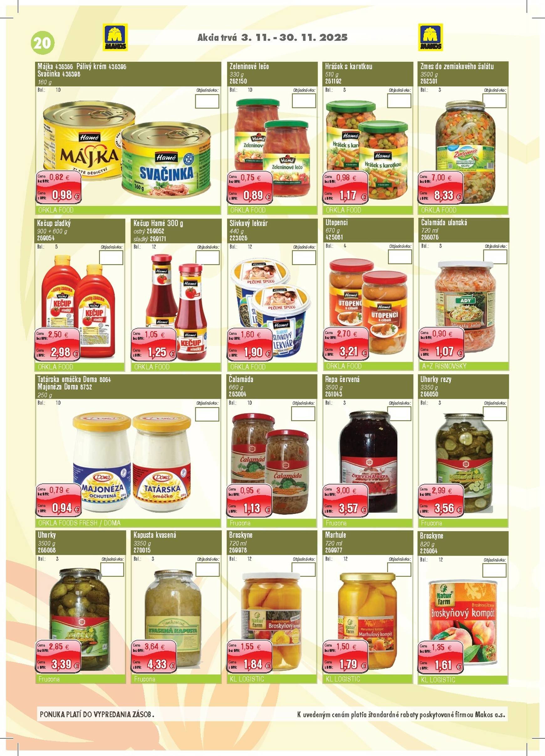 Page 20 of Aktuálny makos leták platný od stredy 05.11 do 30.11