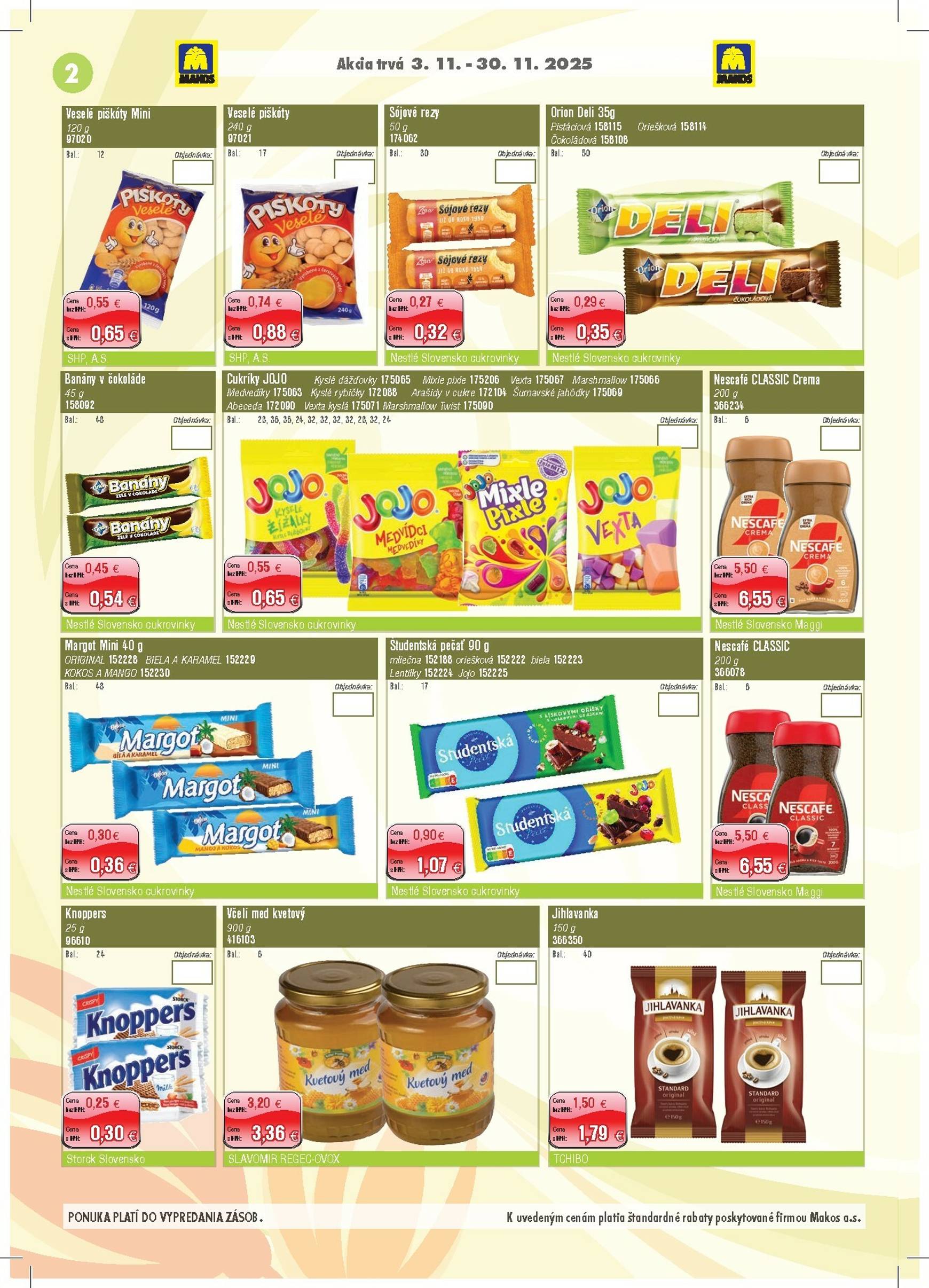 Page 2 of Aktuálny makos leták platný od stredy 05.11 do 30.11