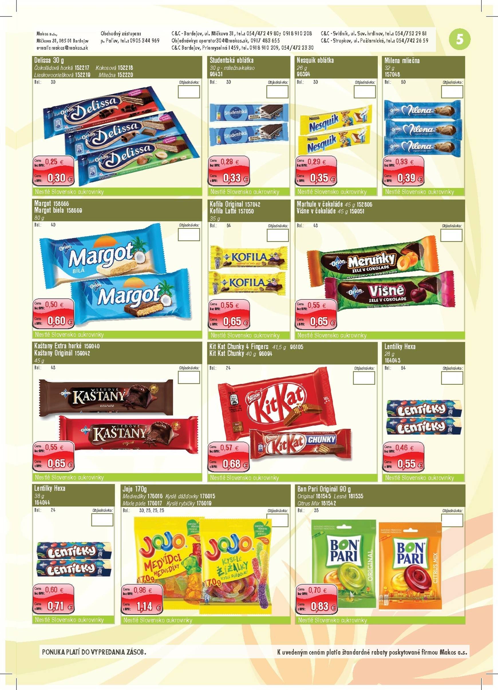 Page 5 of Aktuálny makos leták platný od stredy 05.11 do 30.11