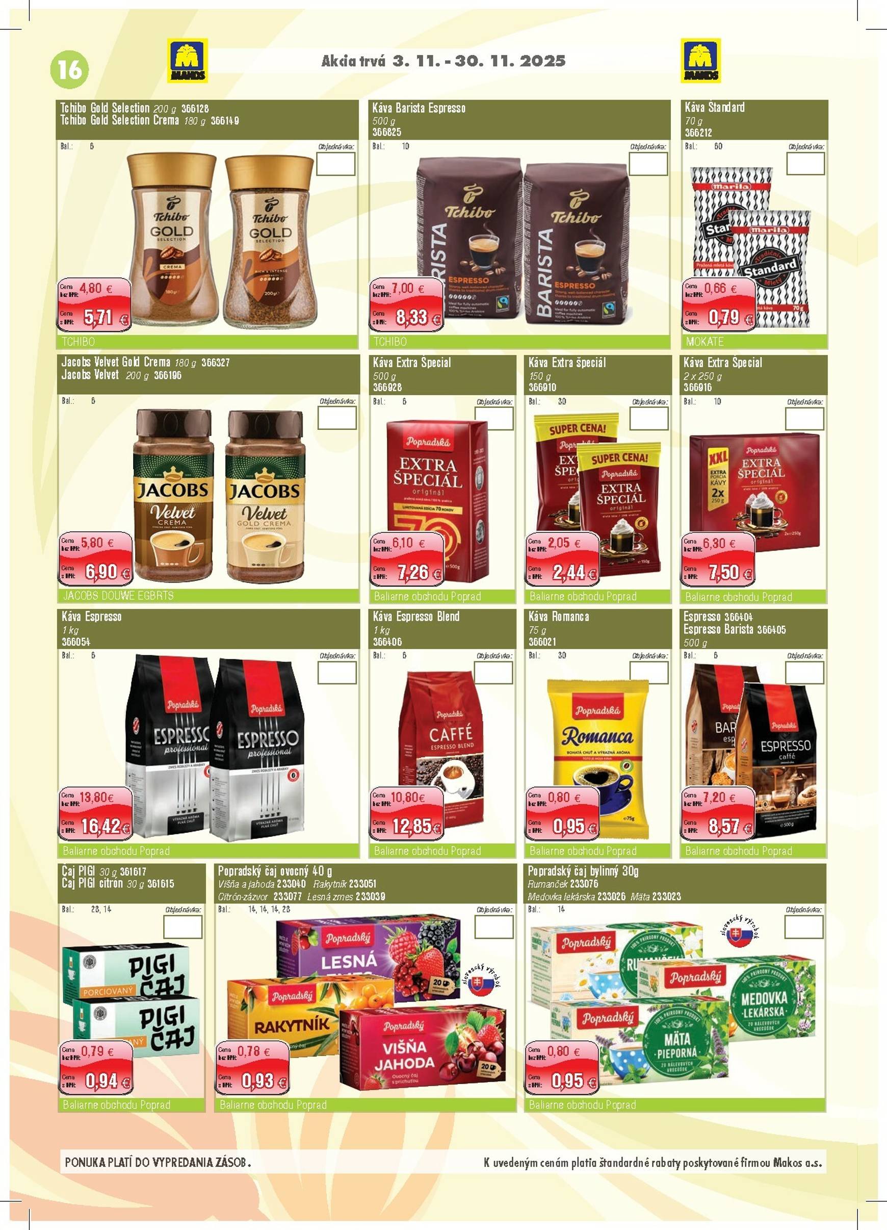 Page 16 of Aktuálny makos leták platný od stredy 05.11 do 30.11
