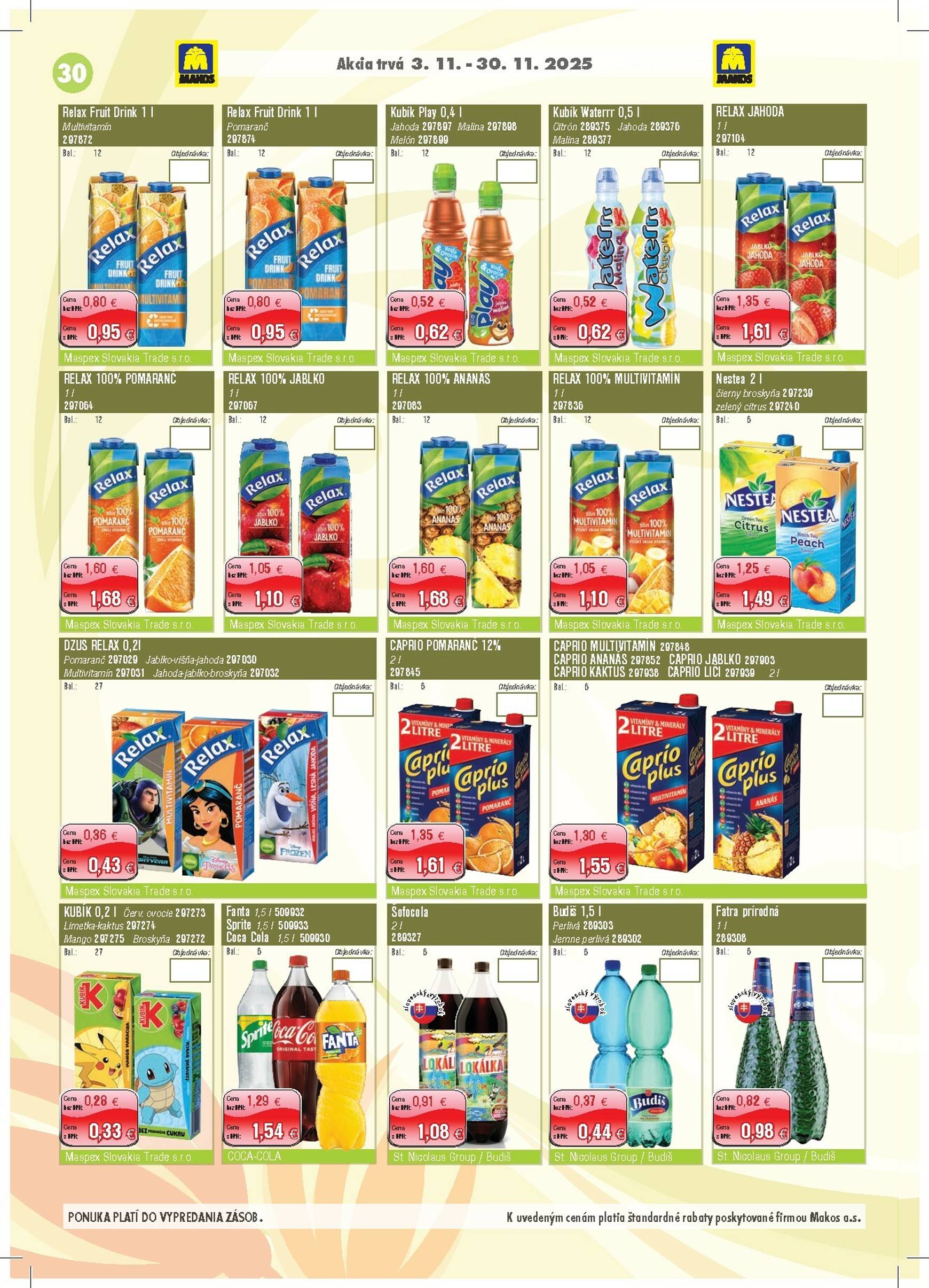 Page 30 of Aktuálny makos leták platný od stredy 05.11 do 30.11