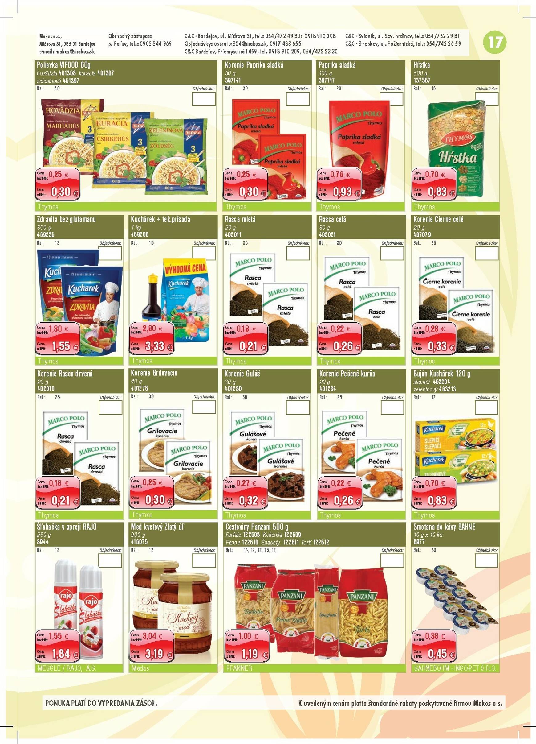 Page 17 of Aktuálny makos leták platný od stredy 05.11 do 30.11