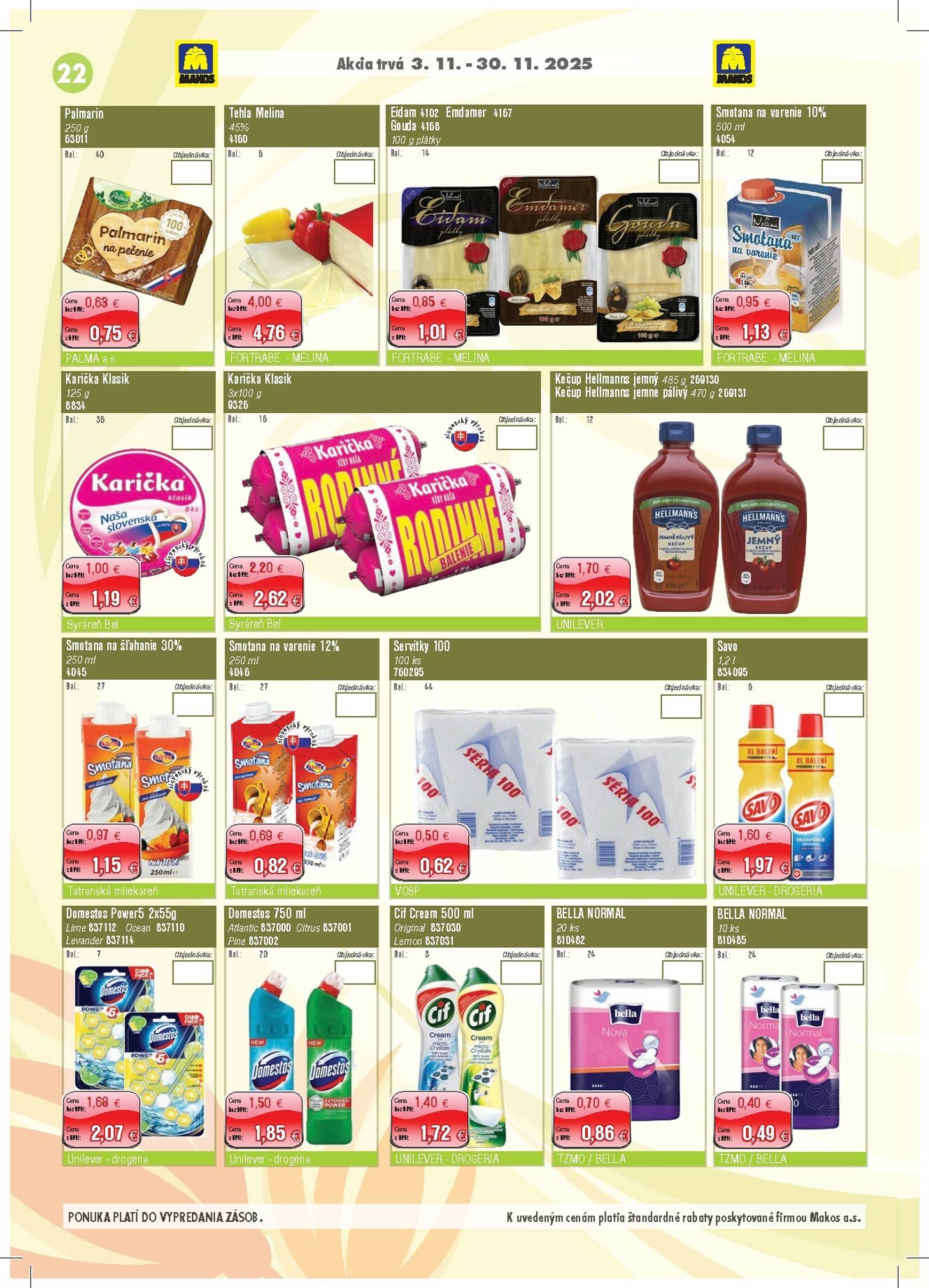 Page 22 of Aktuálny makos leták platný od stredy 05.11 do 30.11