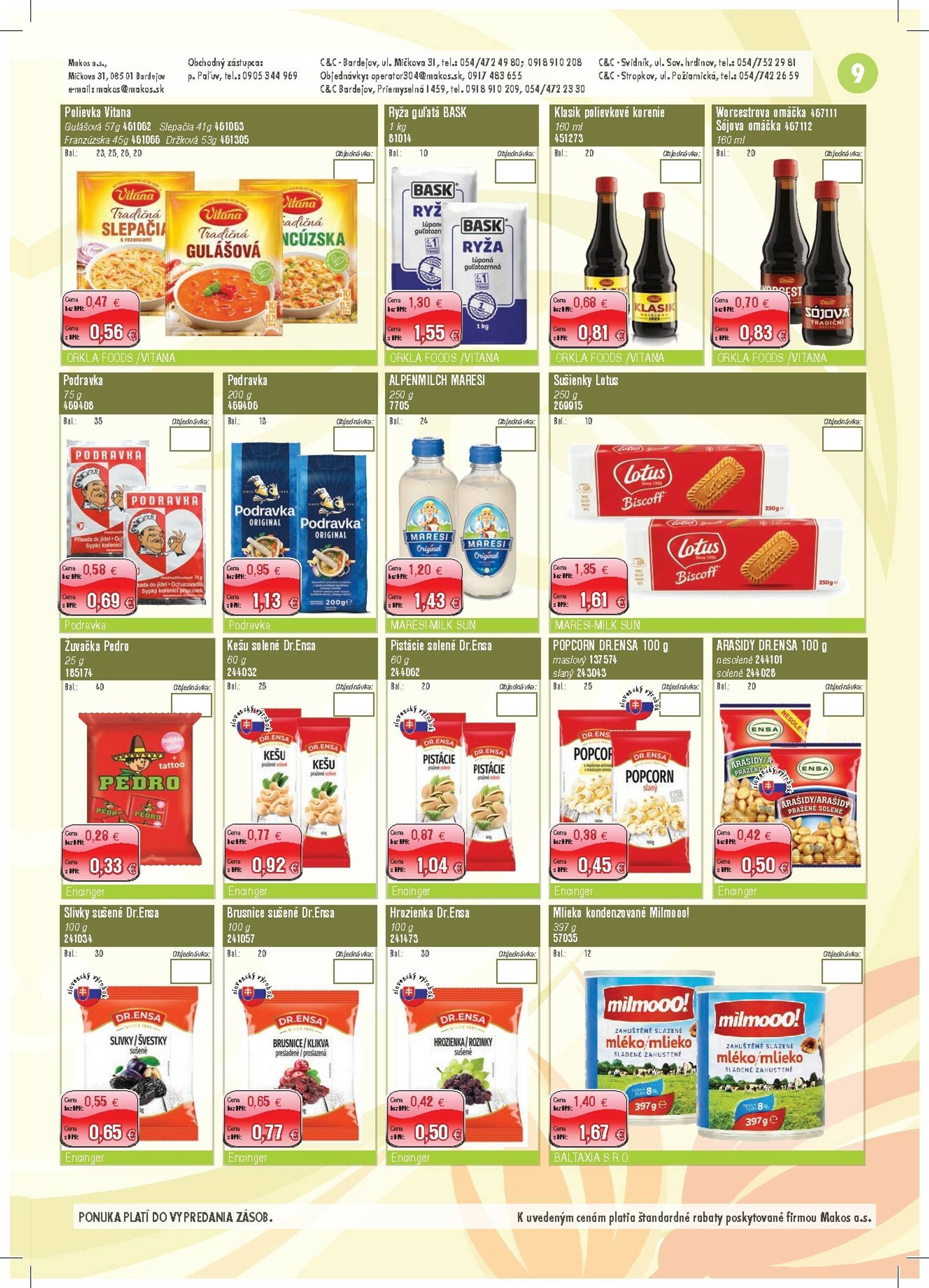 Page 9 of Aktuálny makos leták platný od stredy 05.11 do 30.11