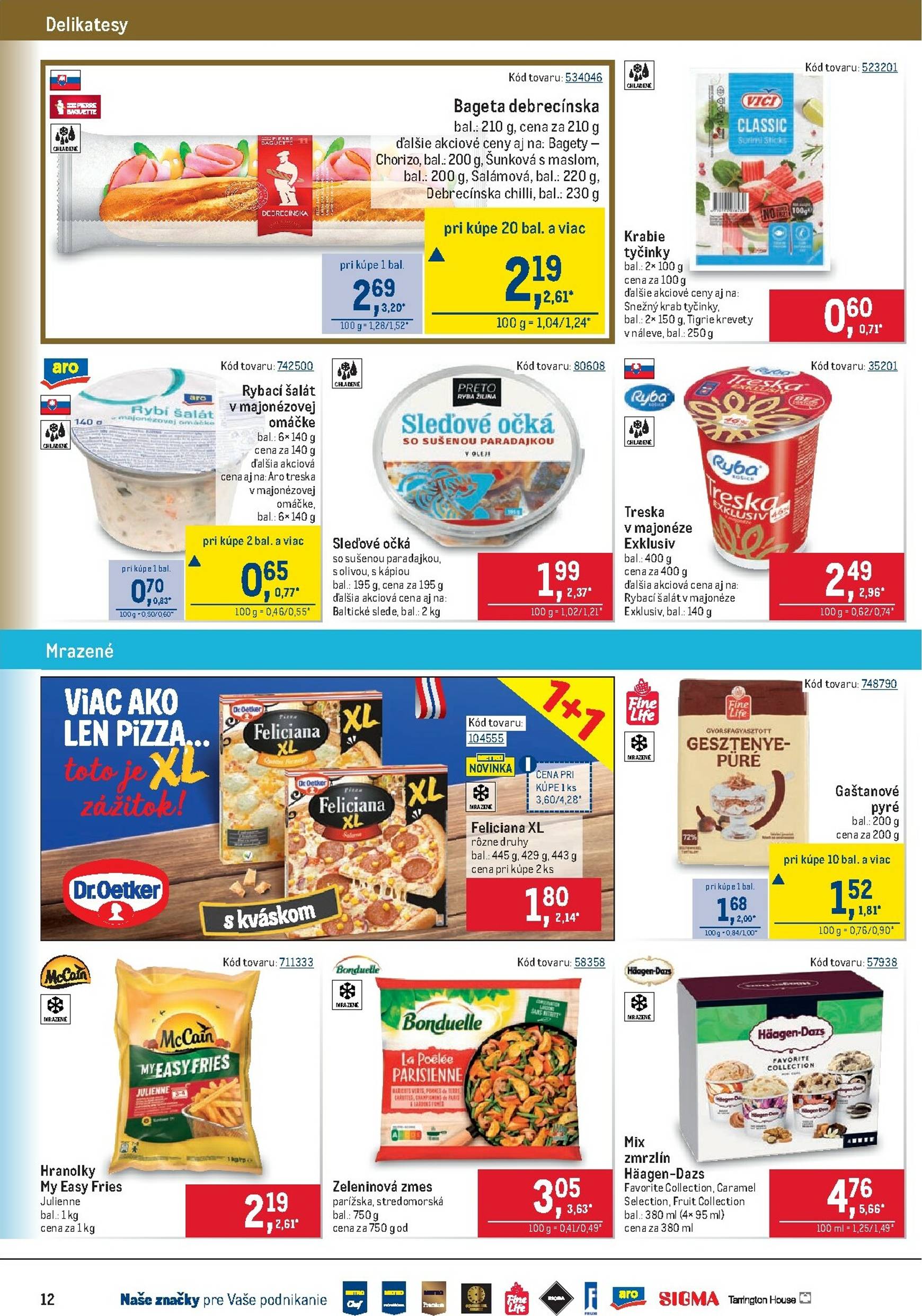 Page 12 of Aktuálny metro leták platný od stredy 05.11 do 18.11