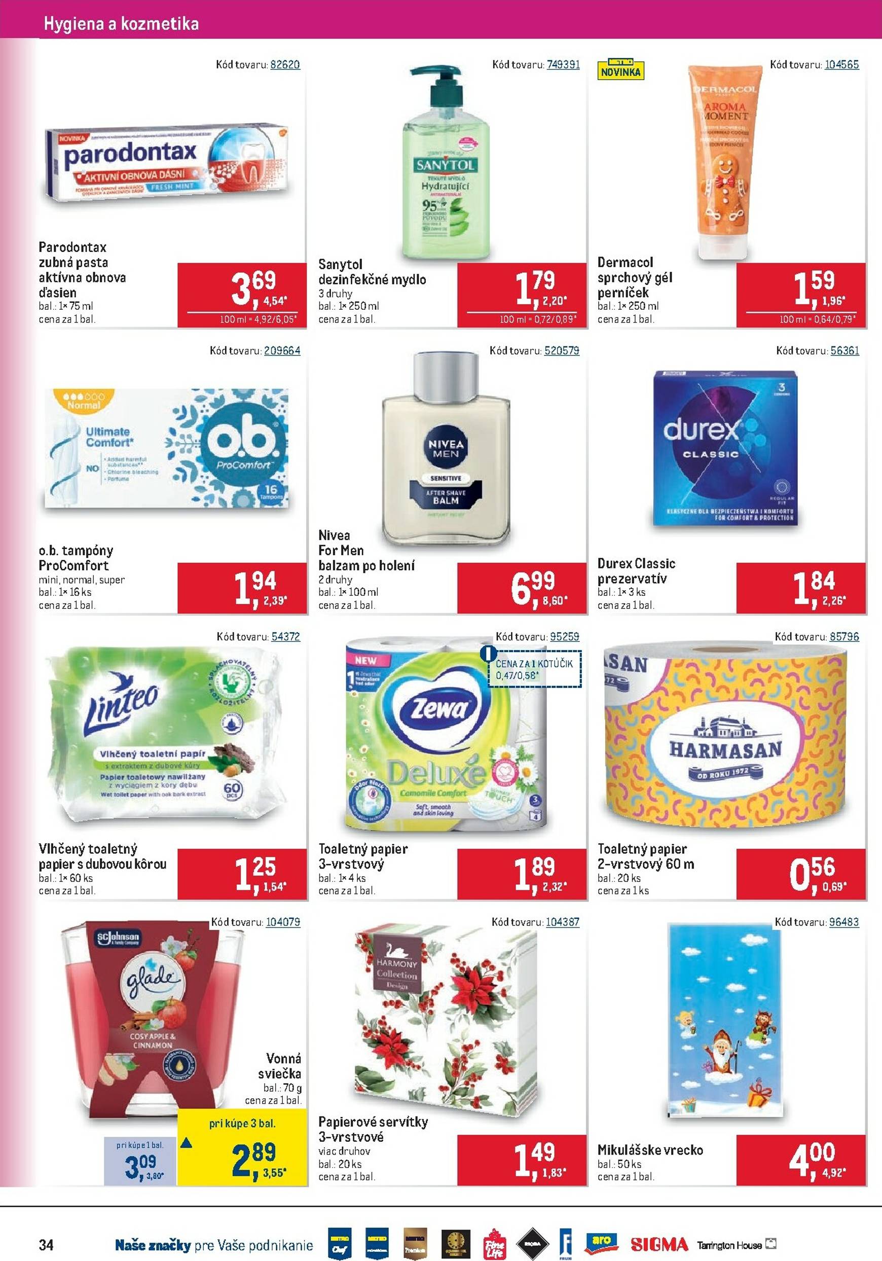 Page 34 of Aktuálny metro leták platný od stredy 05.11 do 18.11