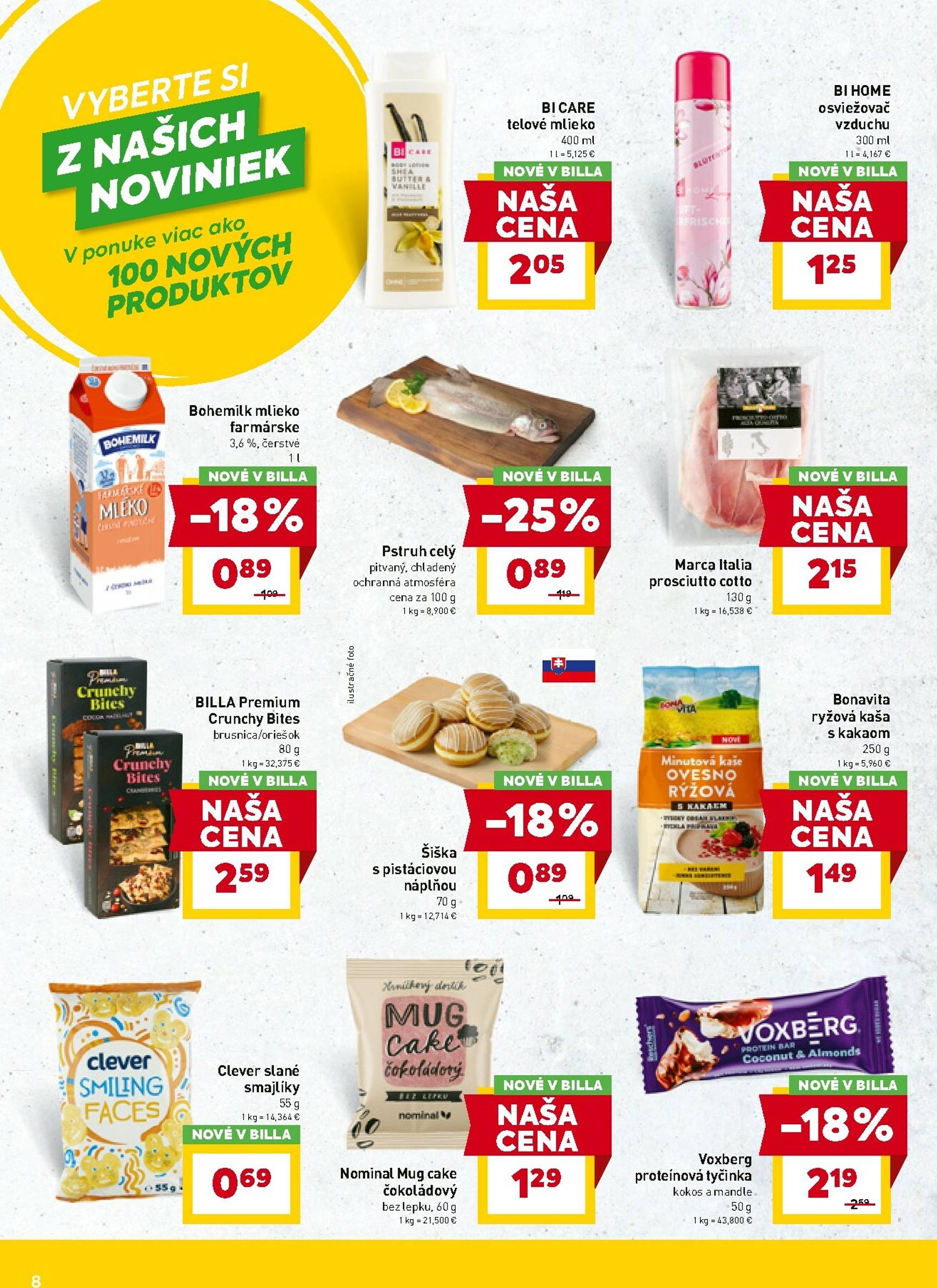 Page 8 of Aktuálny billa leták platný od stredy 29.10 do 04.11