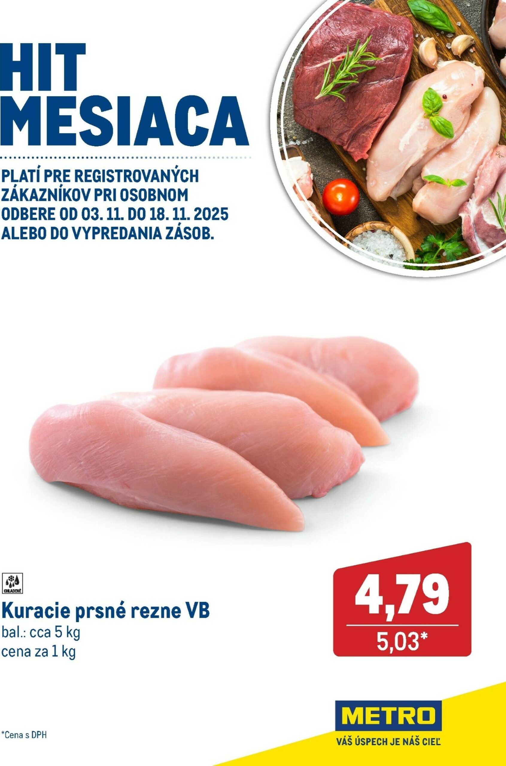 Page 1 of Aktuálny metro leták platný od pondelka 03.11 do 18.11