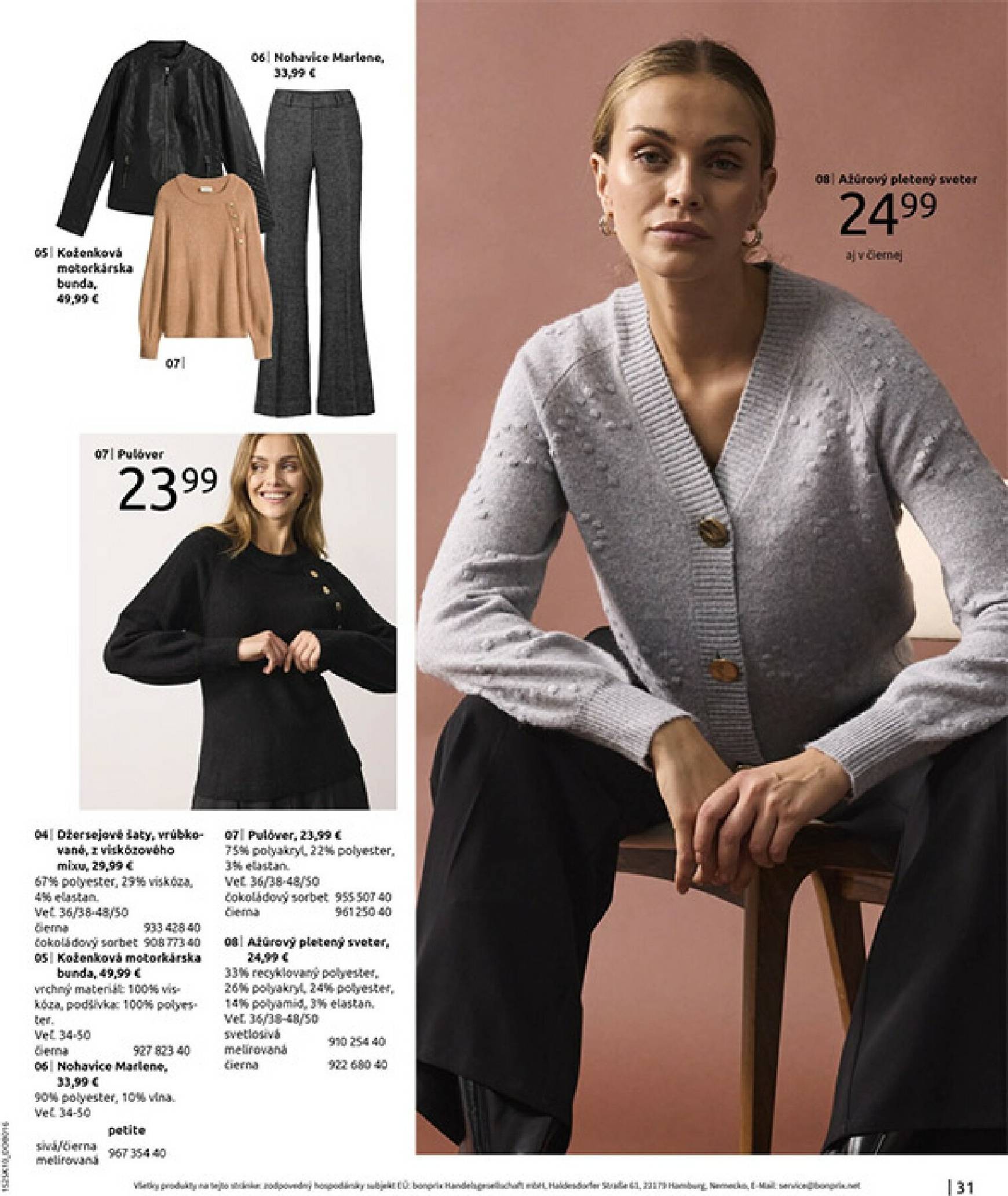 Page 33 of Aktuálny bonprix leták platný od stredy 05.11 do 08.12