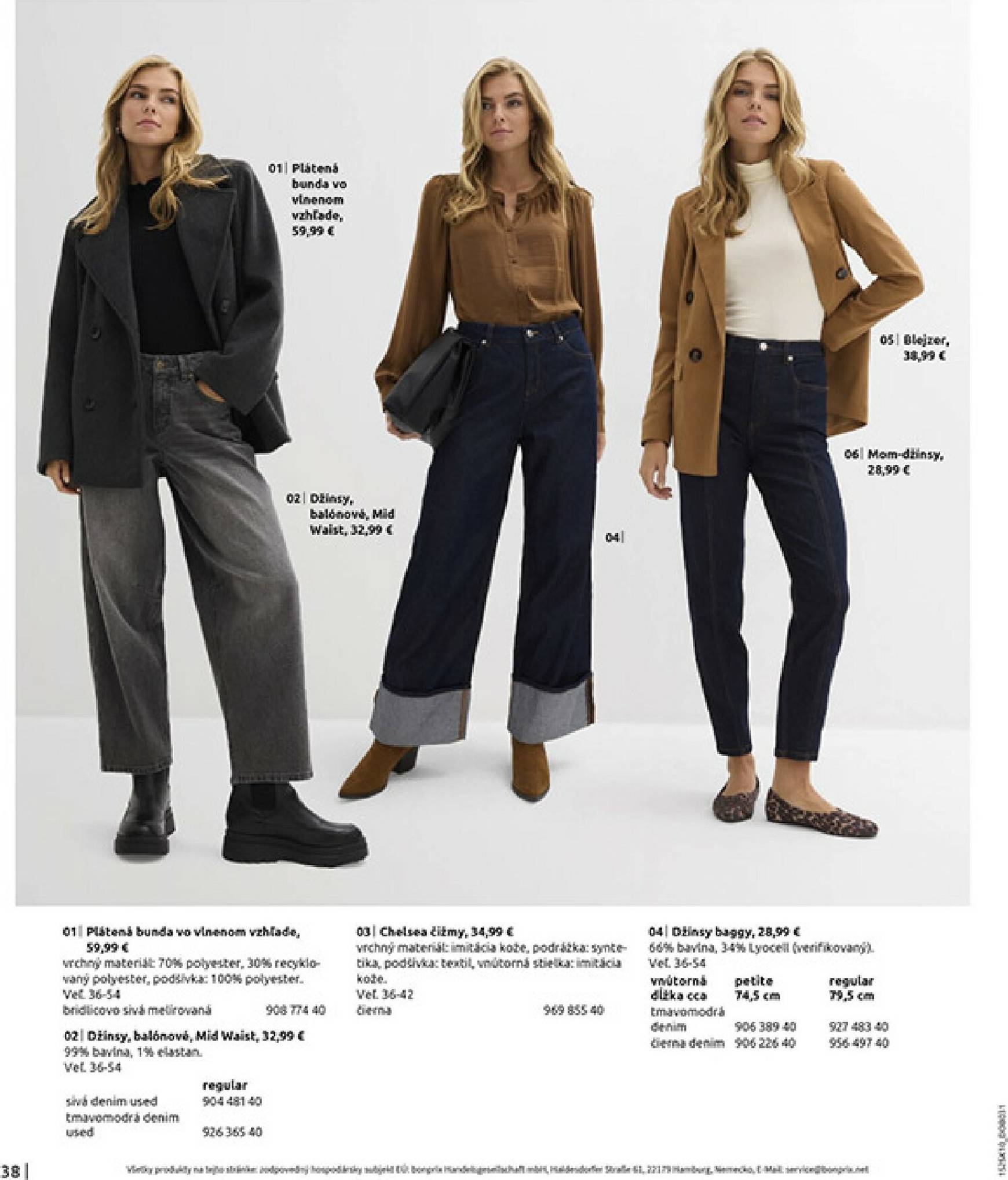 Page 40 of Aktuálny bonprix leták platný od stredy 05.11 do 08.12