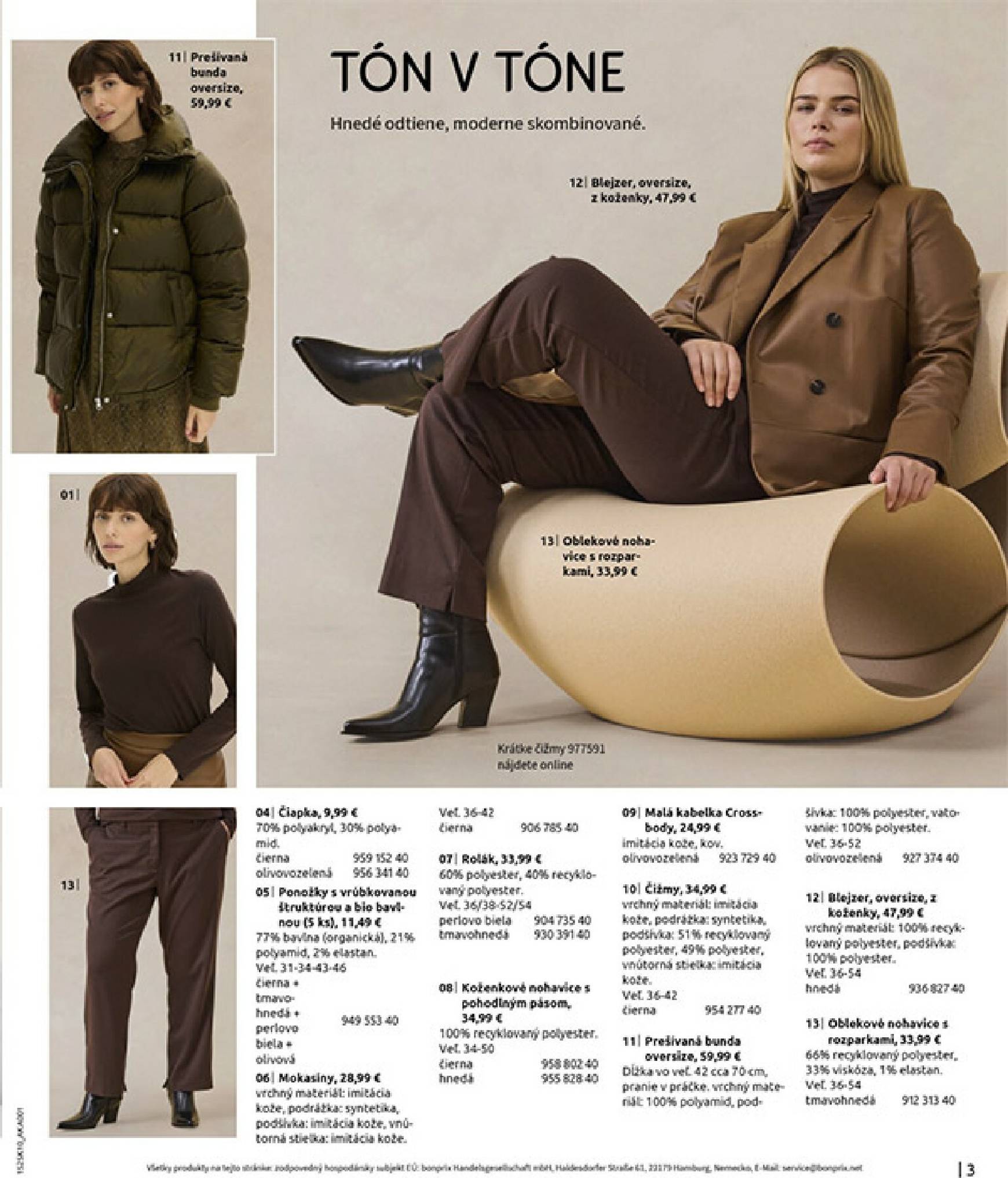 Page 5 of Aktuálny bonprix leták platný od stredy 05.11 do 08.12