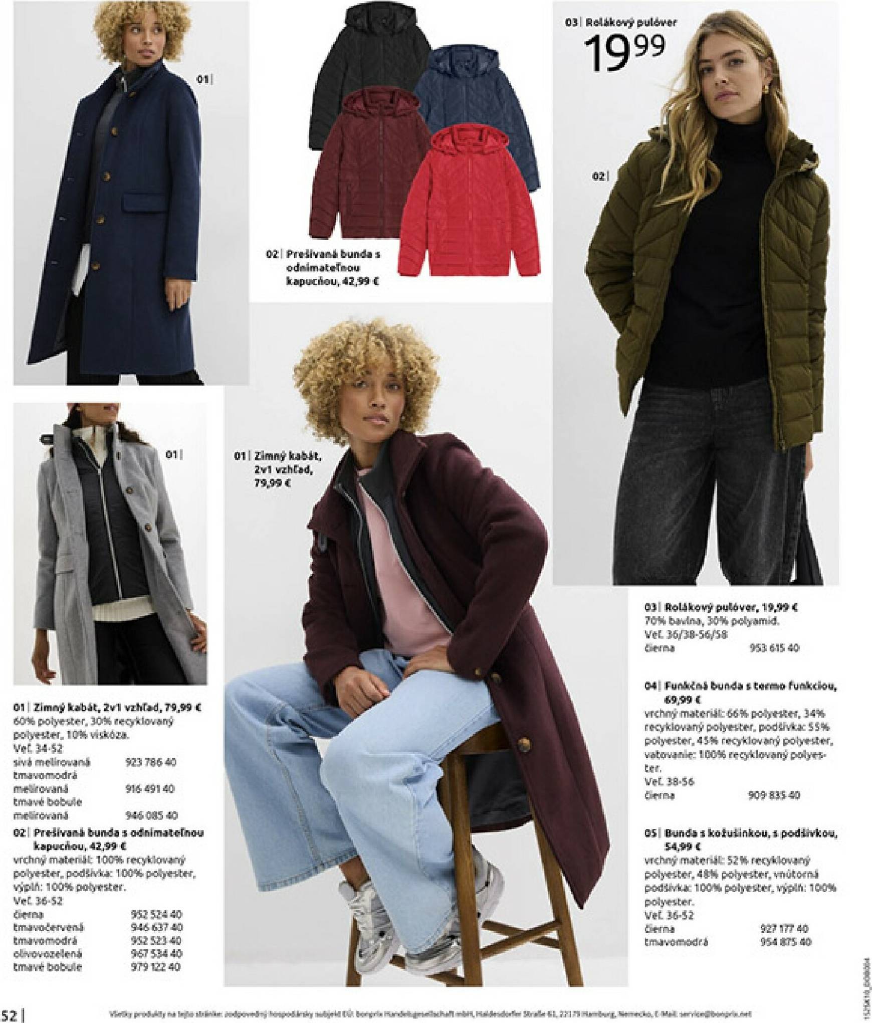 Page 54 of Aktuálny bonprix leták platný od stredy 05.11 do 08.12