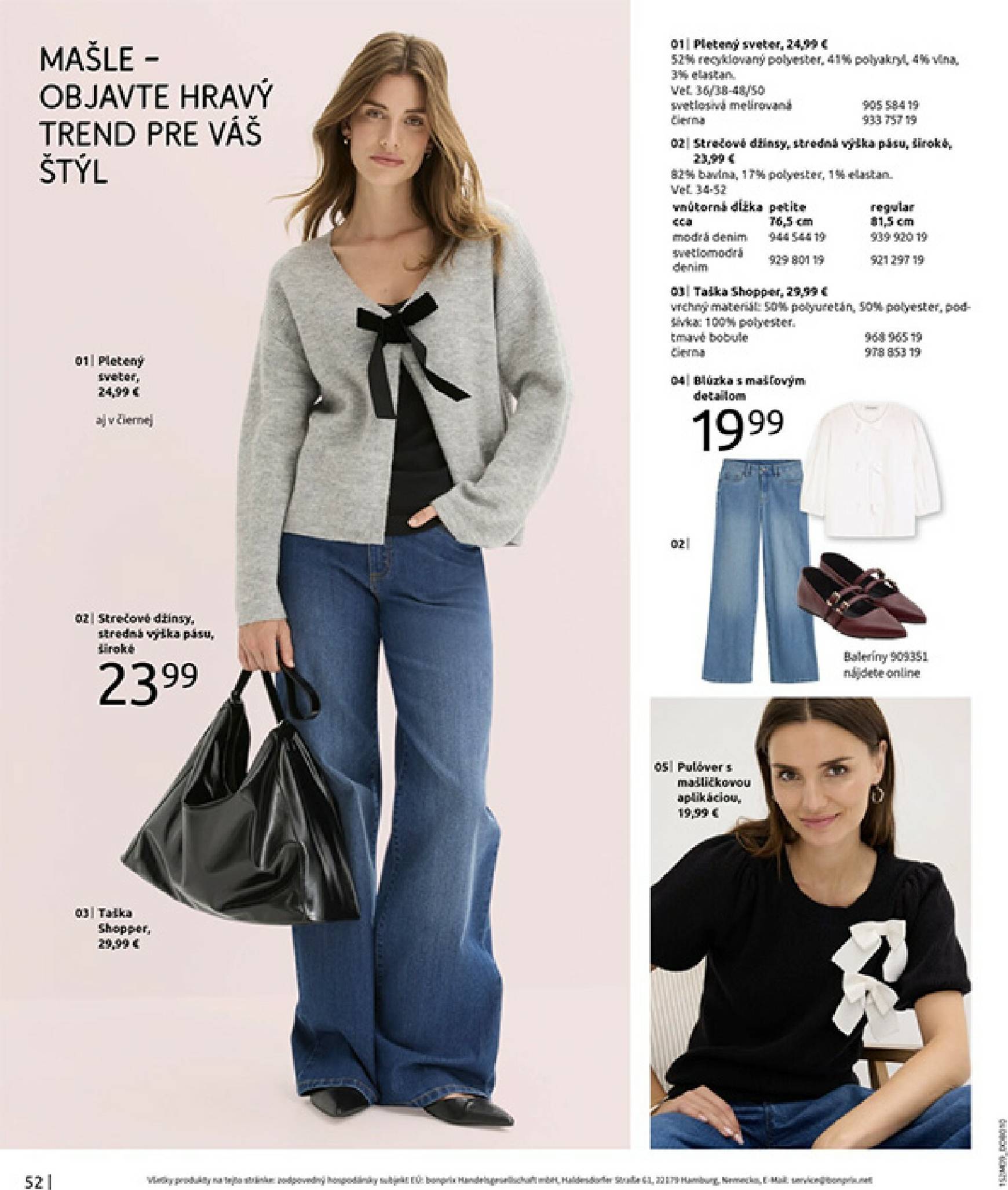 Page 54 of Aktuálny bonprix leták platný od štvrtka 23.10 do 18.11