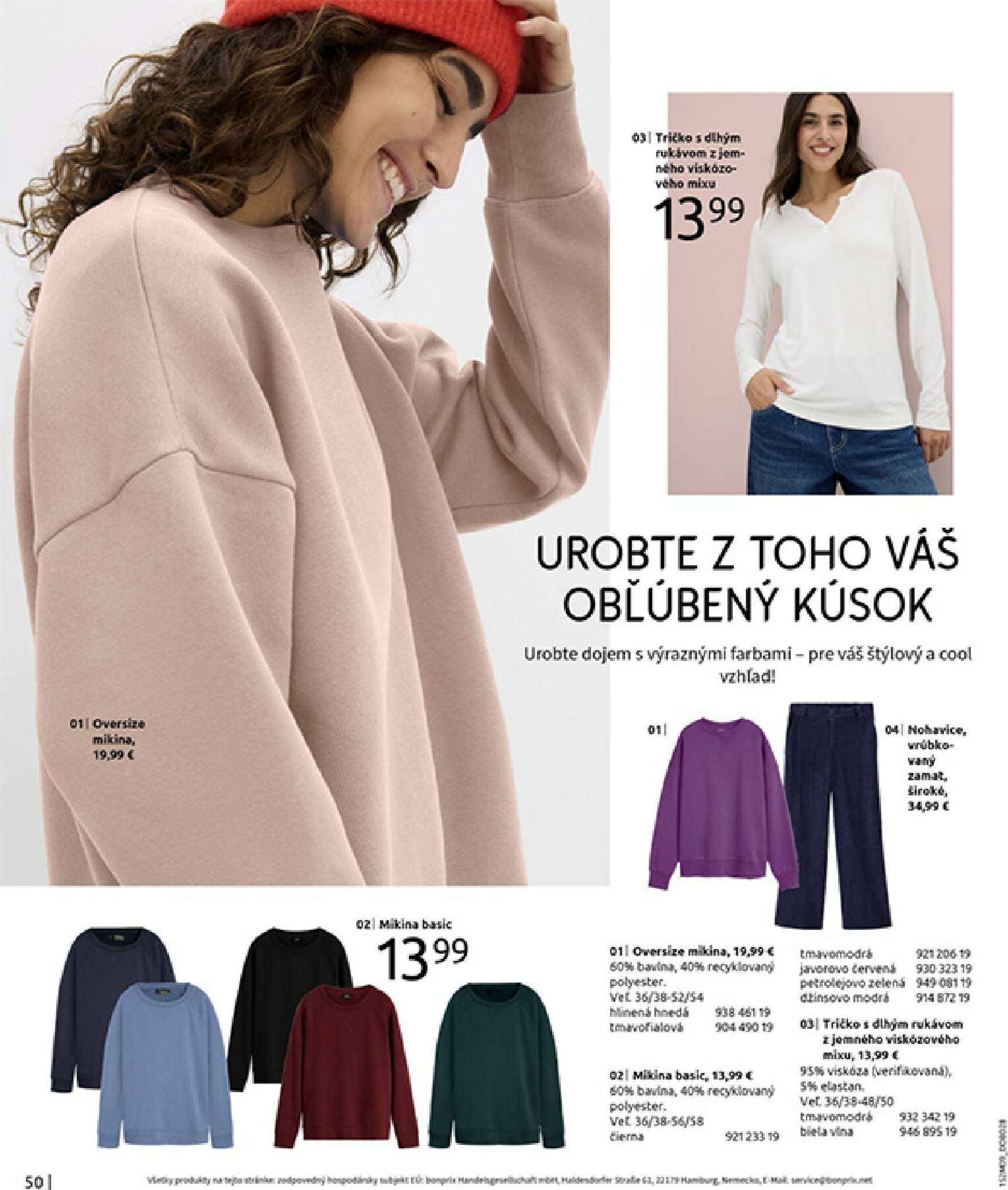 Page 52 of Aktuálny bonprix leták platný od štvrtka 23.10 do 18.11