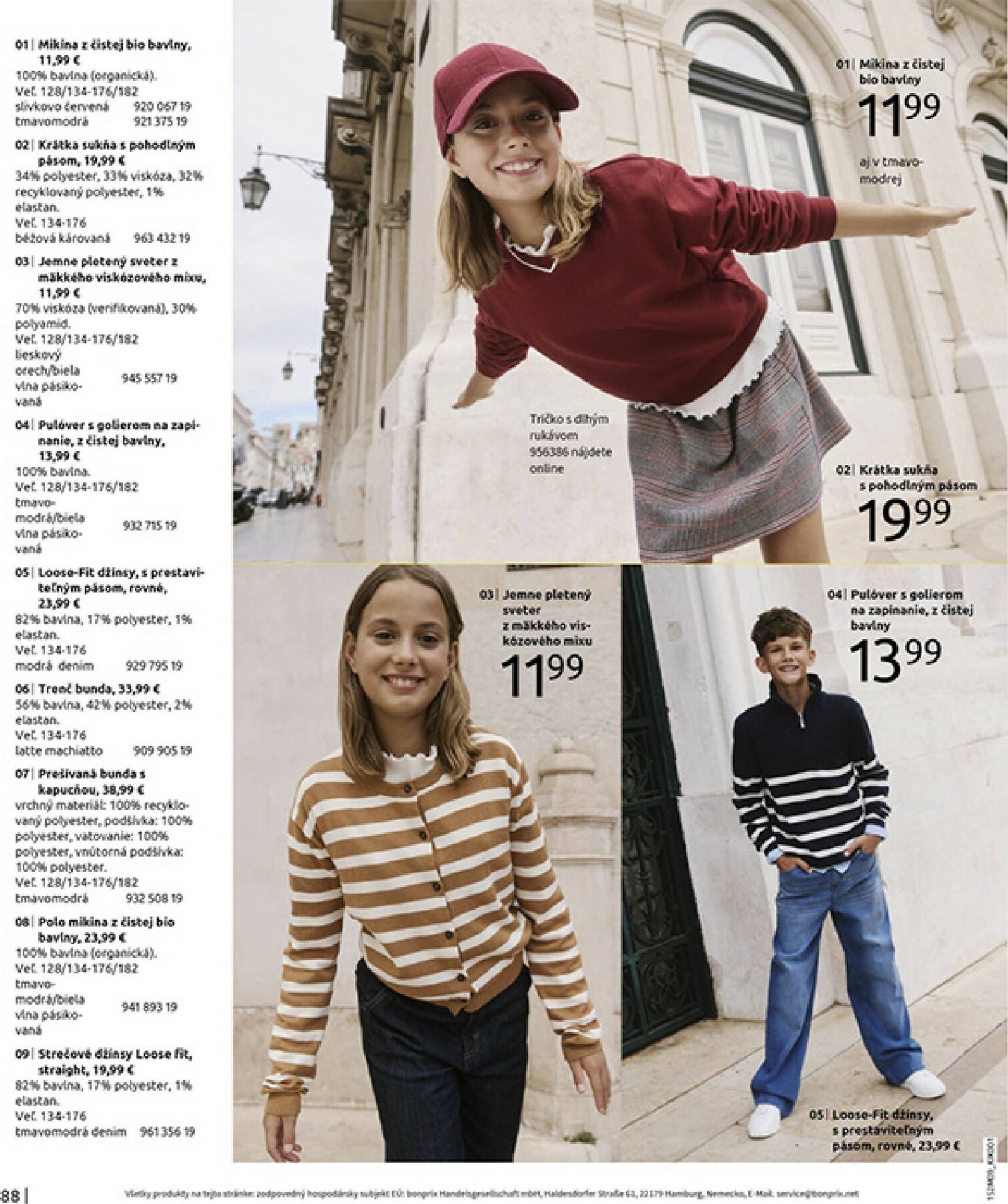 Page 90 of Aktuálny bonprix leták platný od štvrtka 23.10 do 18.11