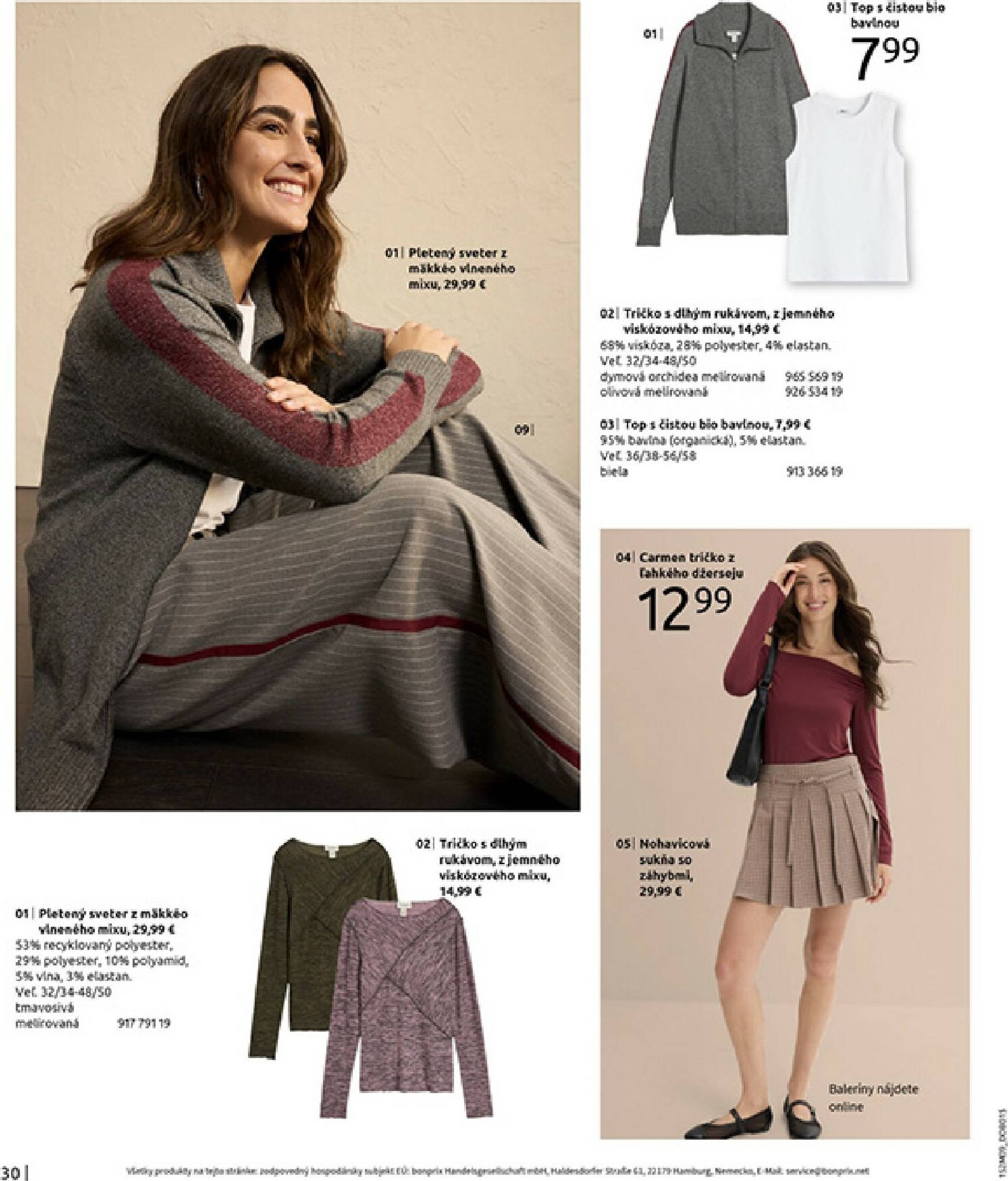 Page 32 of Aktuálny bonprix leták platný od štvrtka 23.10 do 18.11