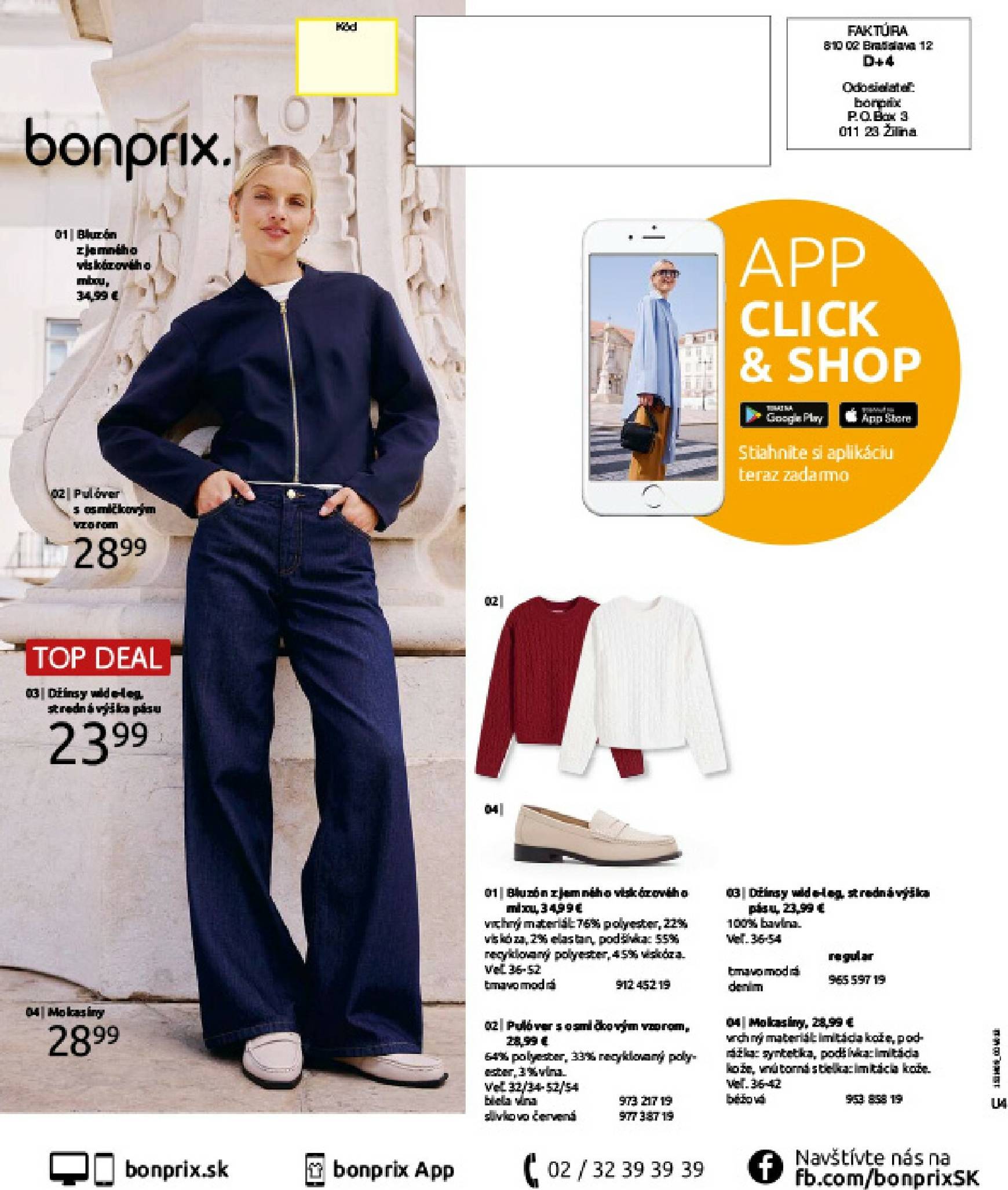 Page 100 of Aktuálny bonprix leták platný od štvrtka 23.10 do 18.11