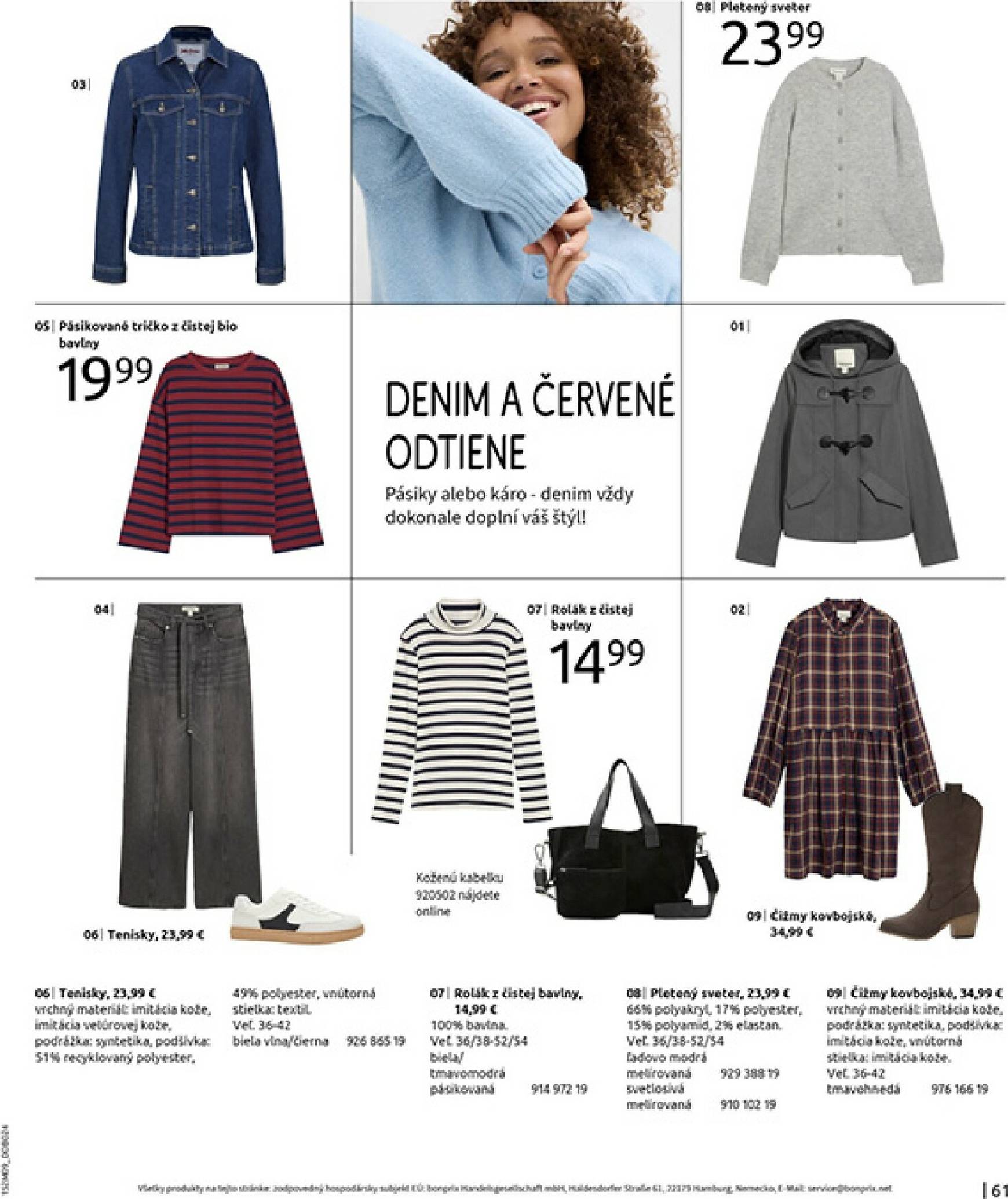 Page 63 of Aktuálny bonprix leták platný od štvrtka 23.10 do 18.11