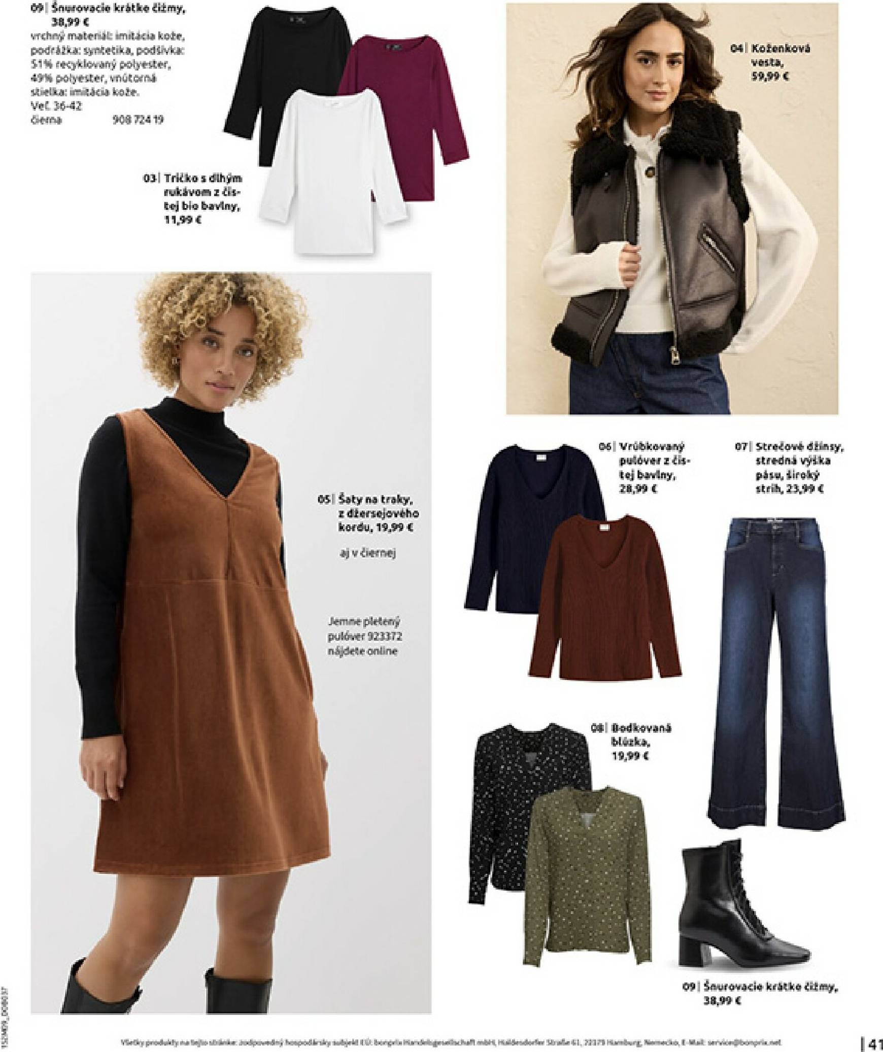 Page 43 of Aktuálny bonprix leták platný od štvrtka 23.10 do 18.11
