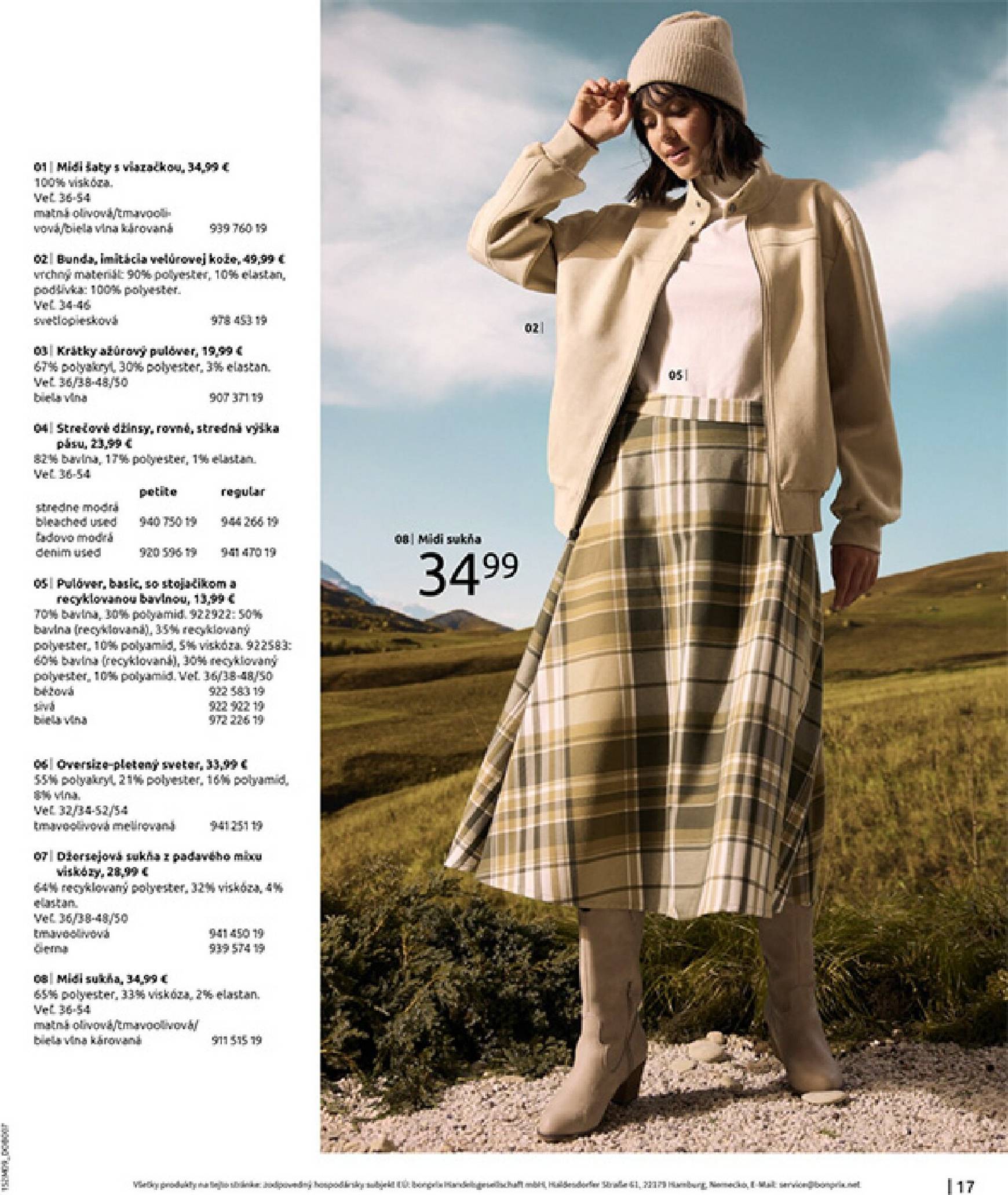 Page 19 of Aktuálny bonprix leták platný od štvrtka 23.10 do 18.11