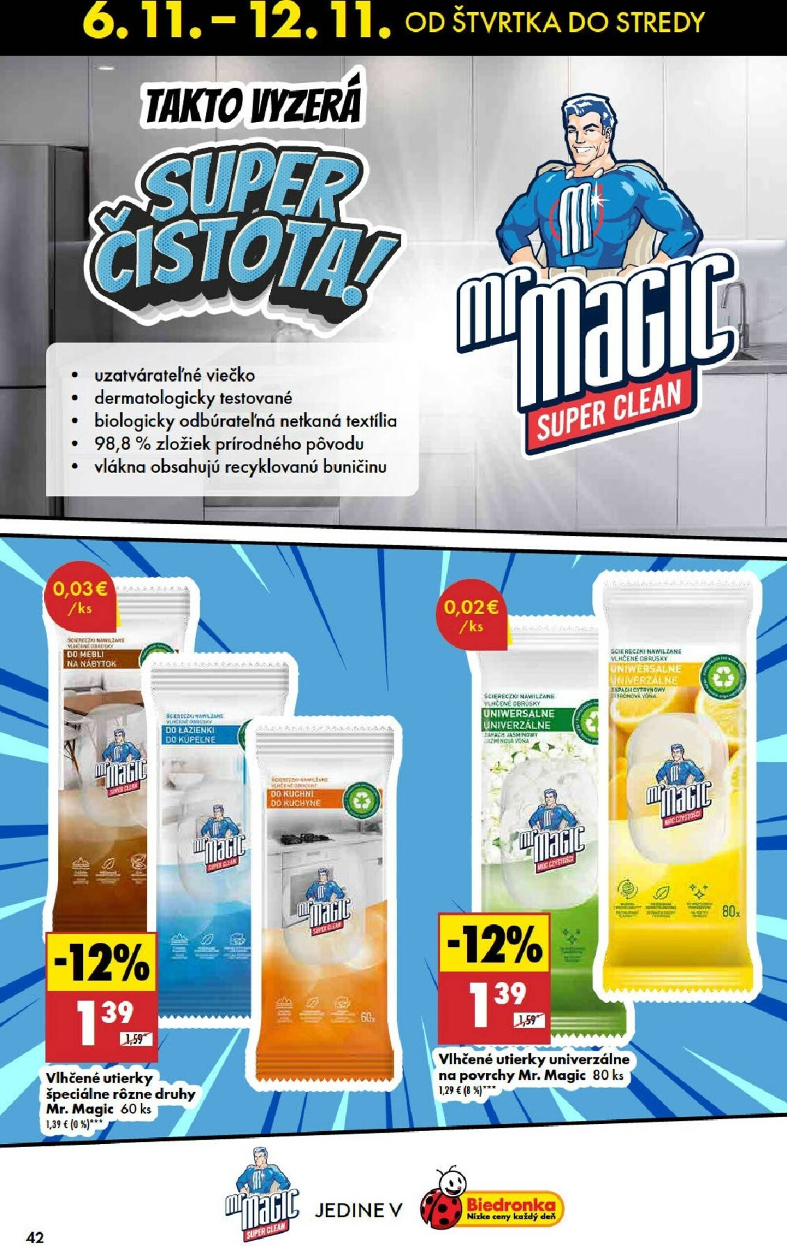 Page 42 of Aktuálny biedronka leták platný od štvrtka 06.11 do 12.11