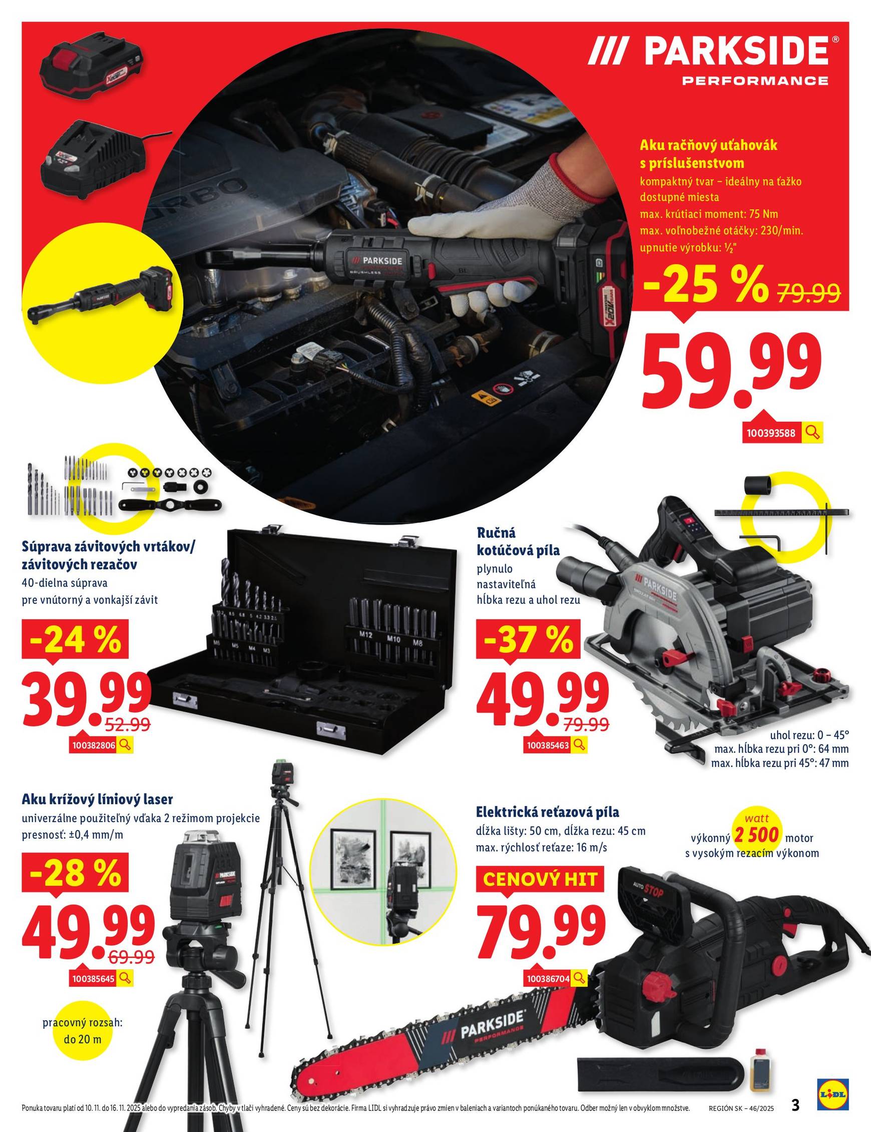 Page 3 of Aktuálny lidl leták platný od pondelka 10.11 do 16.11