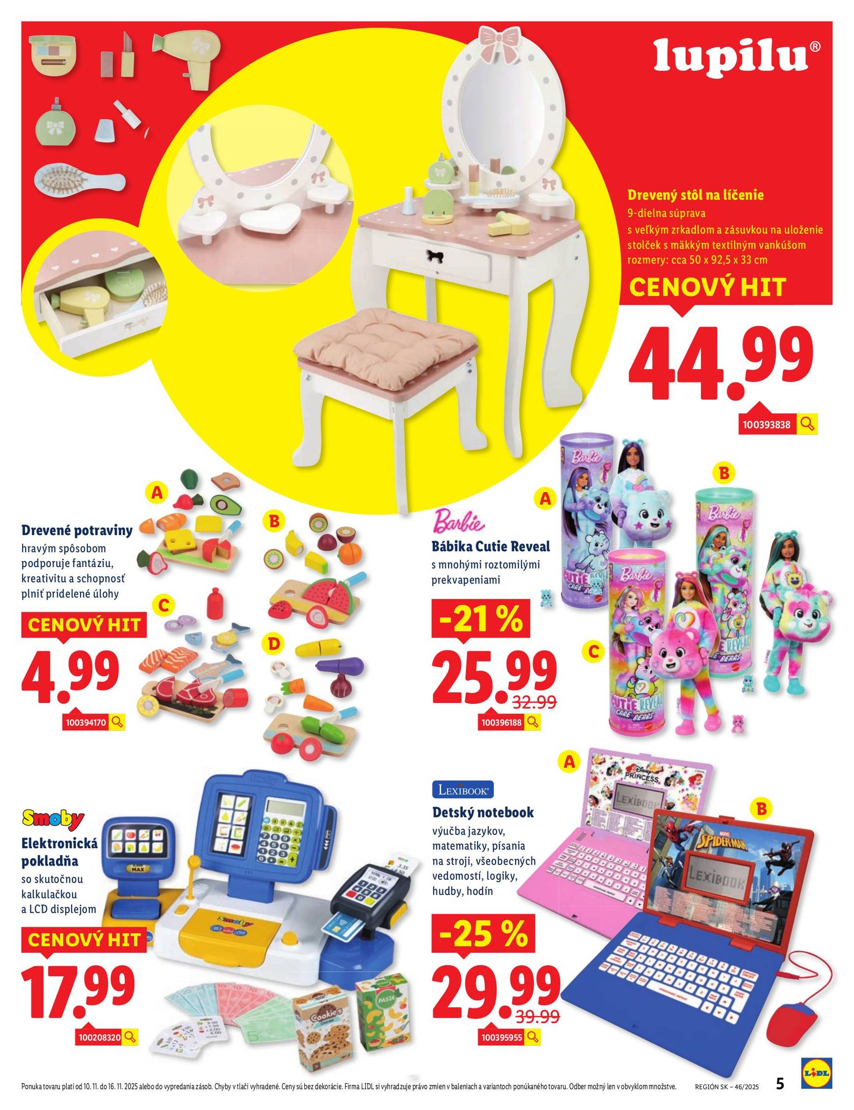 Page 5 of Aktuálny lidl leták platný od pondelka 10.11 do 16.11