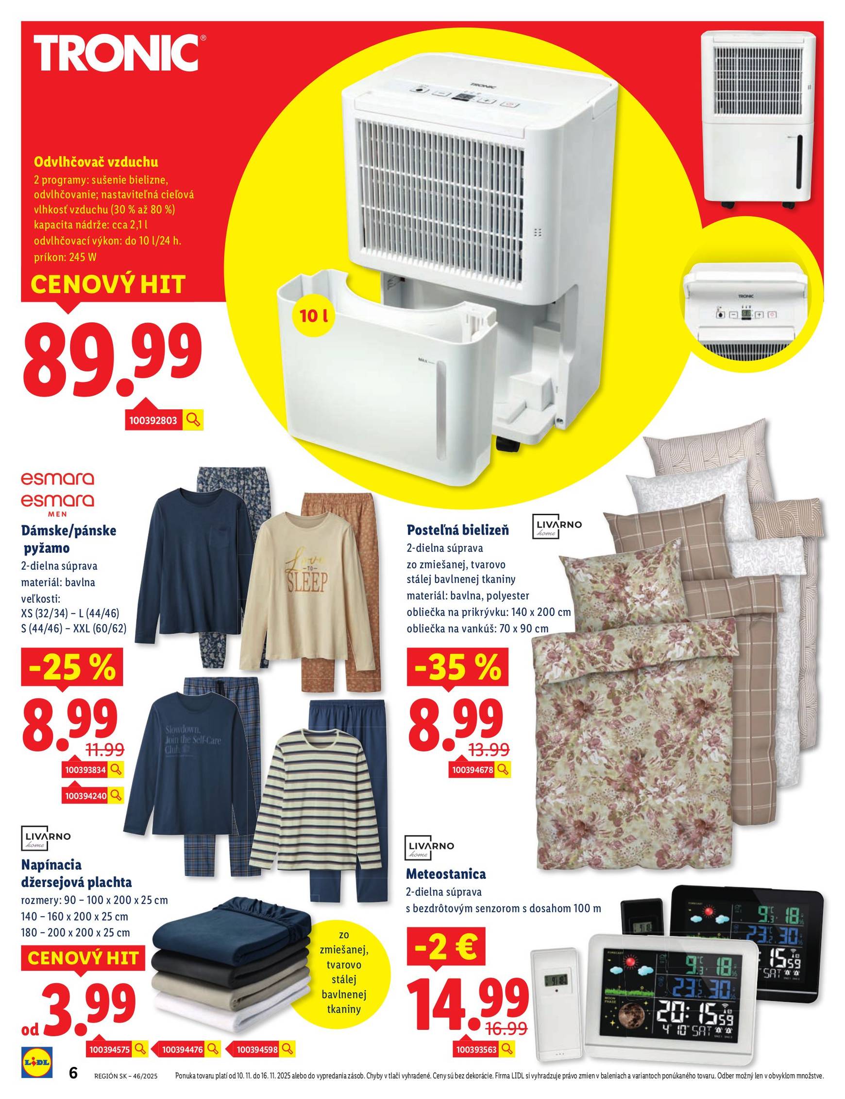 Page 6 of Aktuálny lidl leták platný od pondelka 10.11 do 16.11