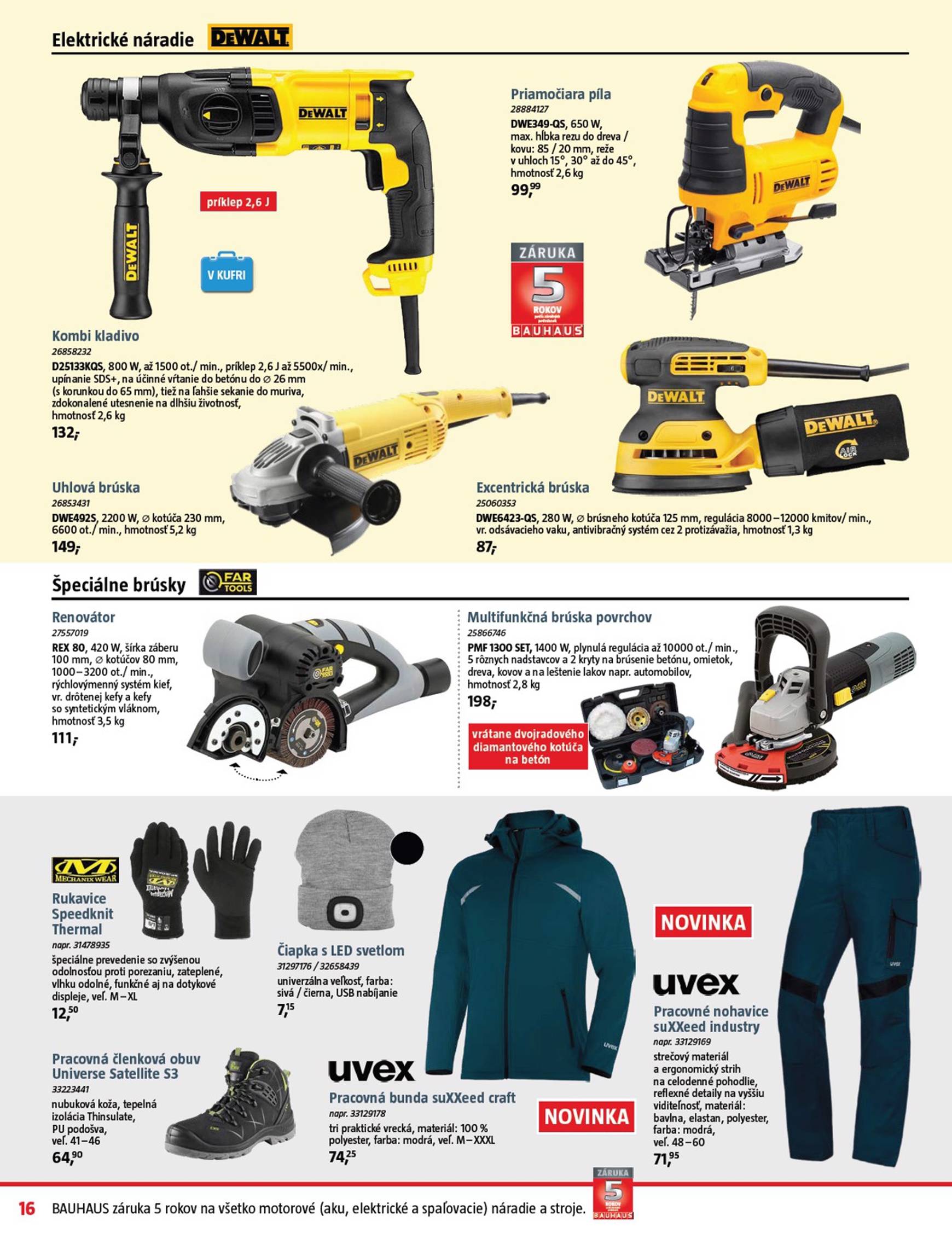 Page 16 of Aktuálny bauhaus leták platný od pondelka 03.11 do 07.12