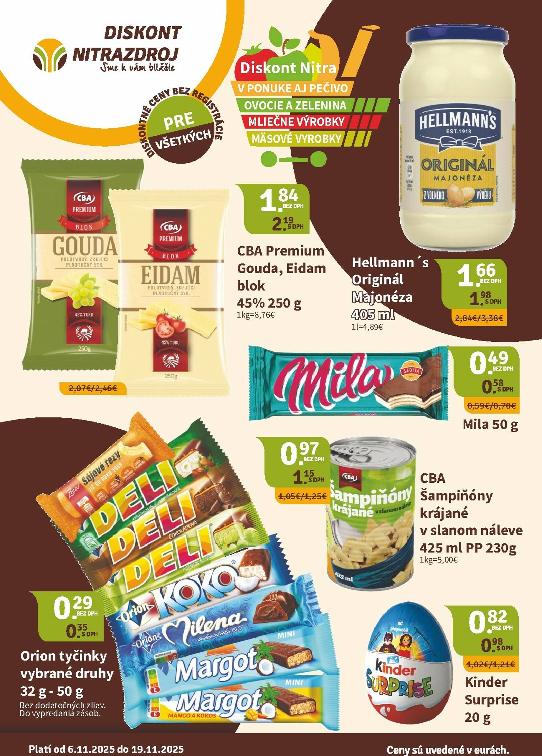 Page 1 of Aktuálny nitrazdroj leták platný od štvrtka 06.11 do 19.11