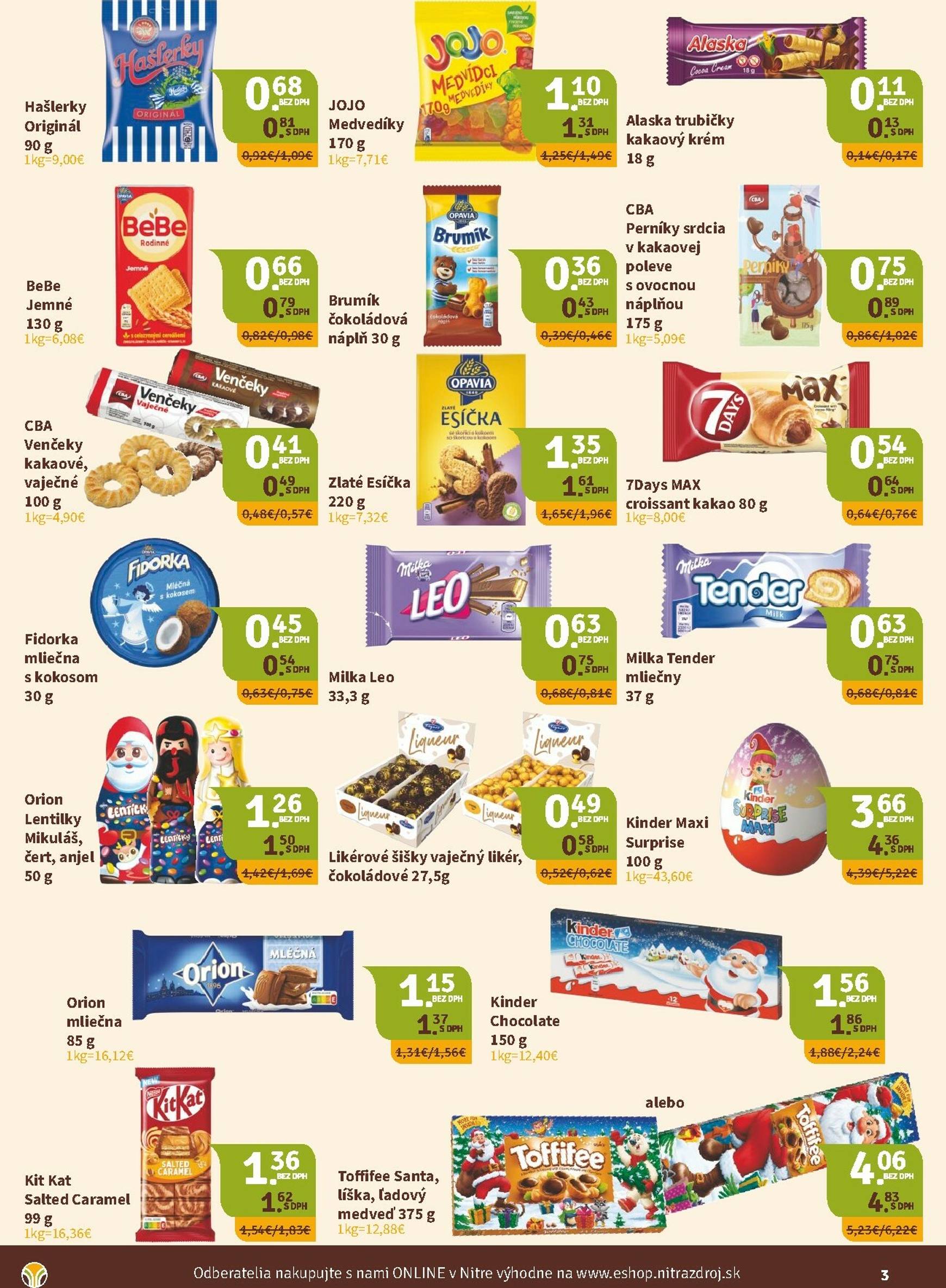 Page 3 of Aktuálny nitrazdroj leták platný od štvrtka 06.11 do 19.11