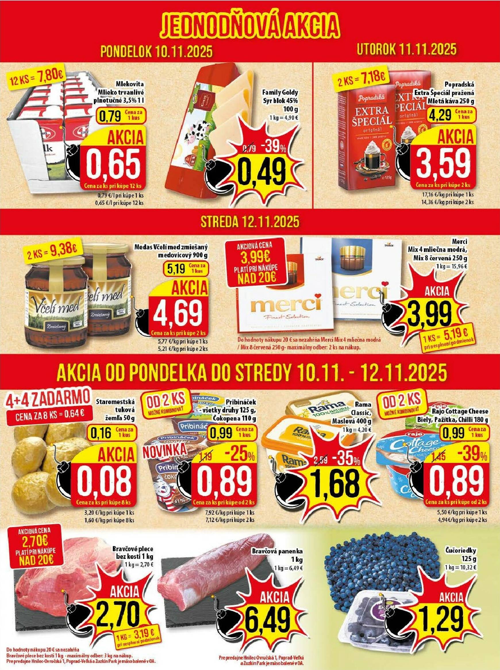 Page 2 of Aktuálny klas leták platný od pondelka 10.11 do 16.11