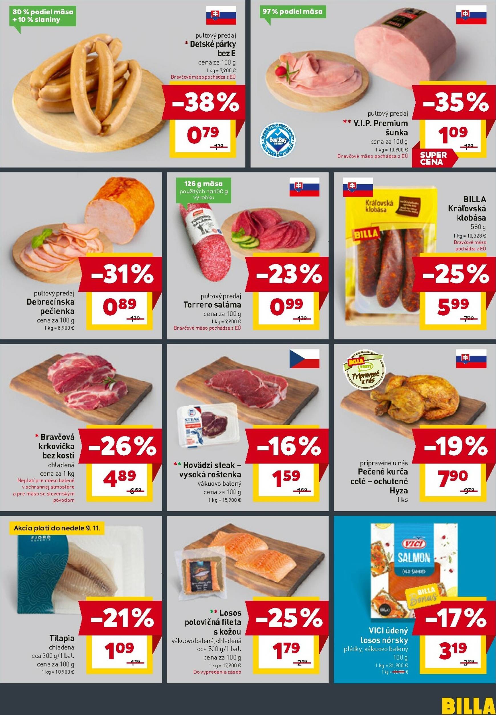 Page 5 of Aktuálny billa leták platný od stredy 05.11 do 11.11