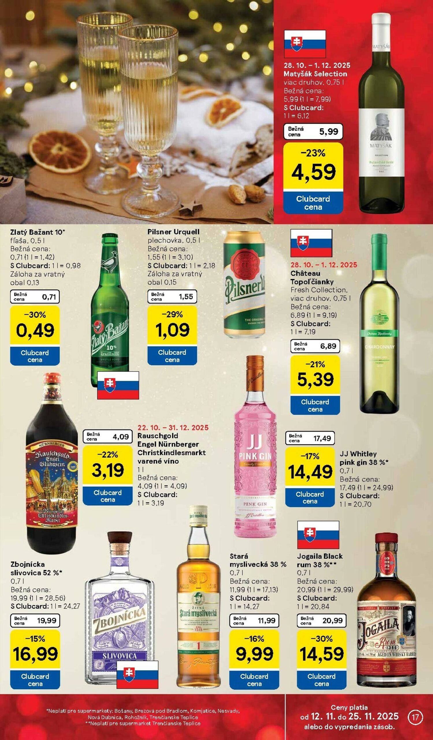 Page 17 of Aktuálny tesco leták platný od stredy 12.11 do 18.11